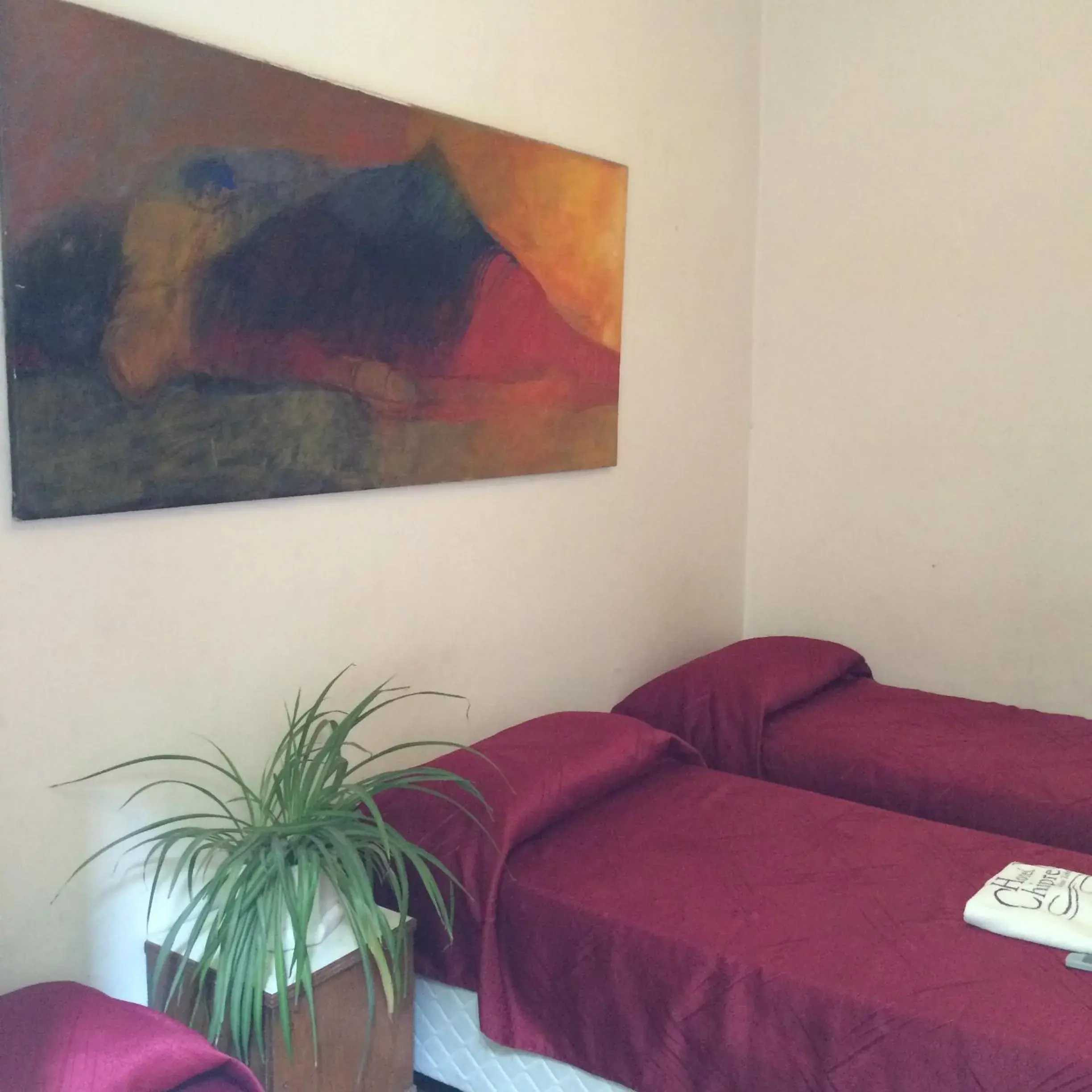 Bed in Hotel Chipre Bed in Hotel Chipre