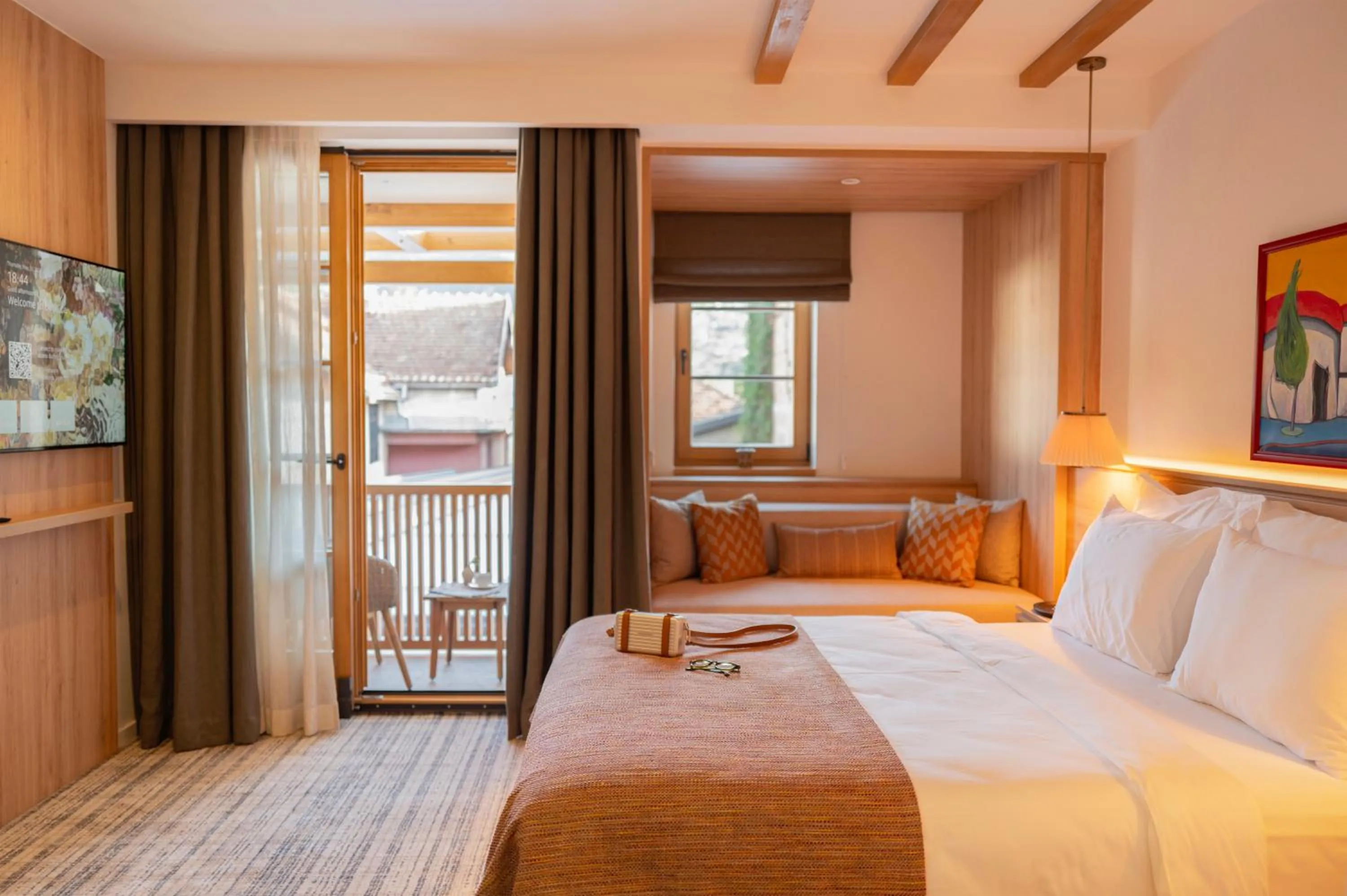 Bed in Hotel Baškuća Sarajevo