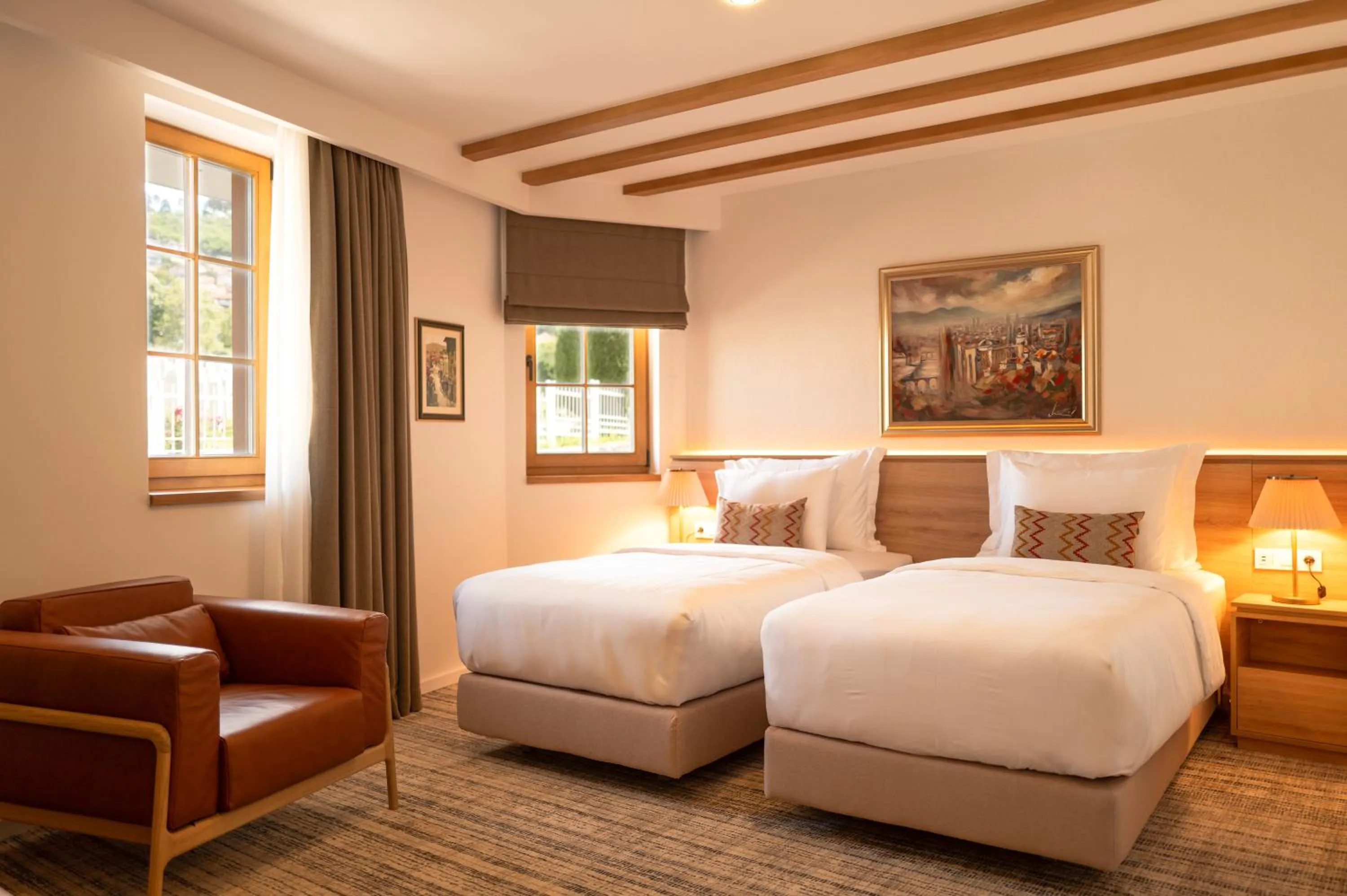 Bed in Hotel Baškuća Sarajevo