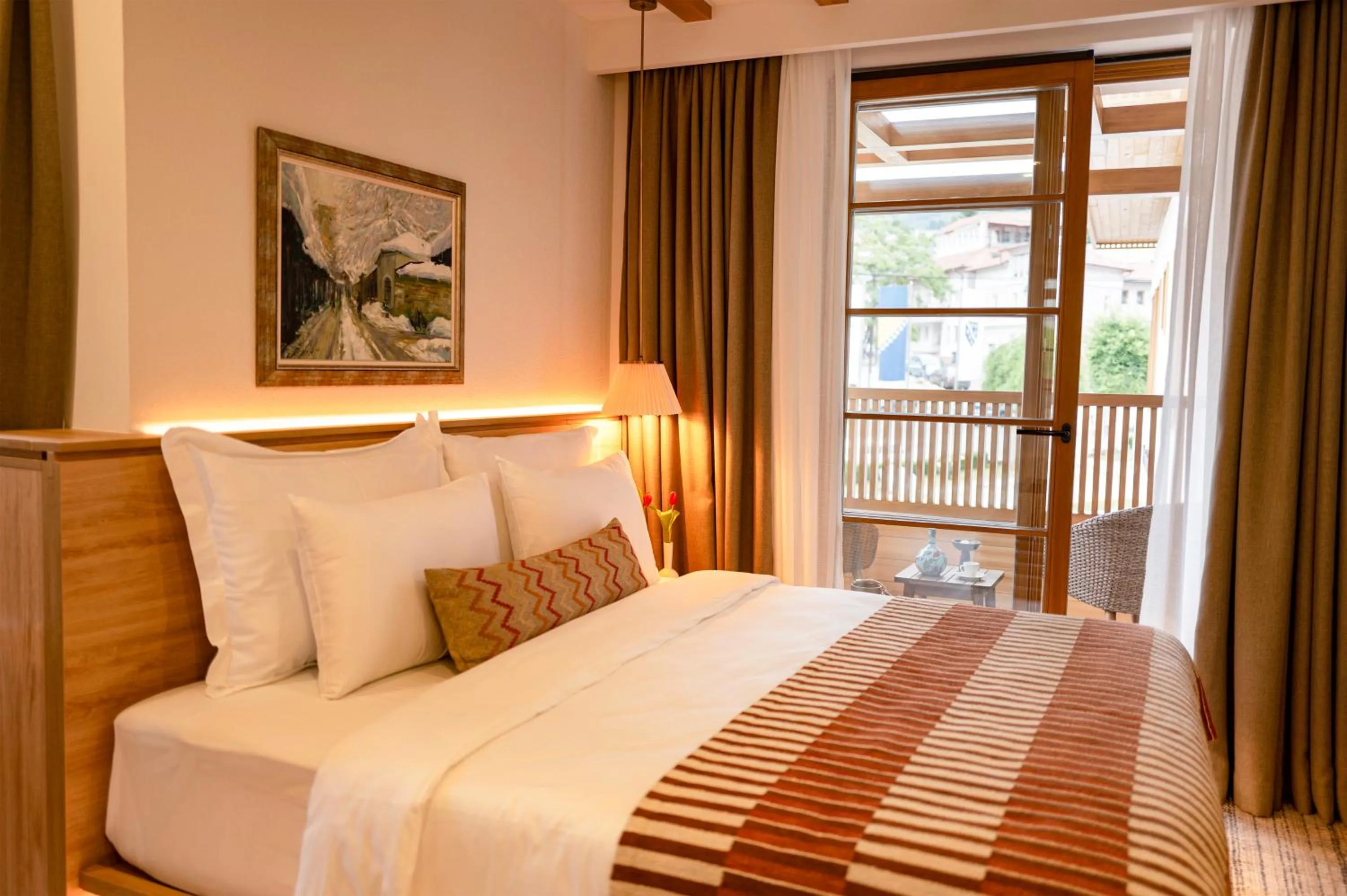 Bed in Hotel Baškuća Sarajevo