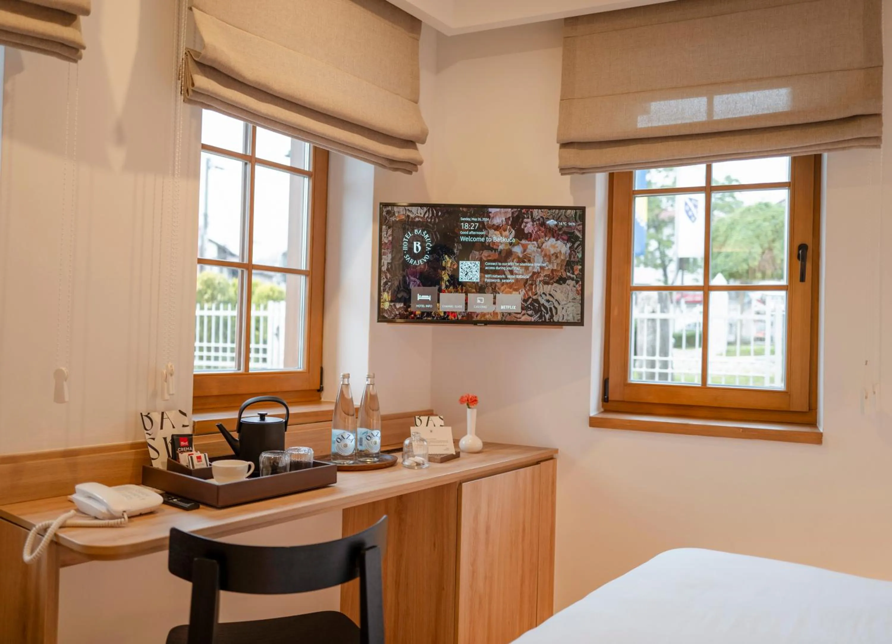 TV and multimedia, Bed in Hotel Baškuća Sarajevo