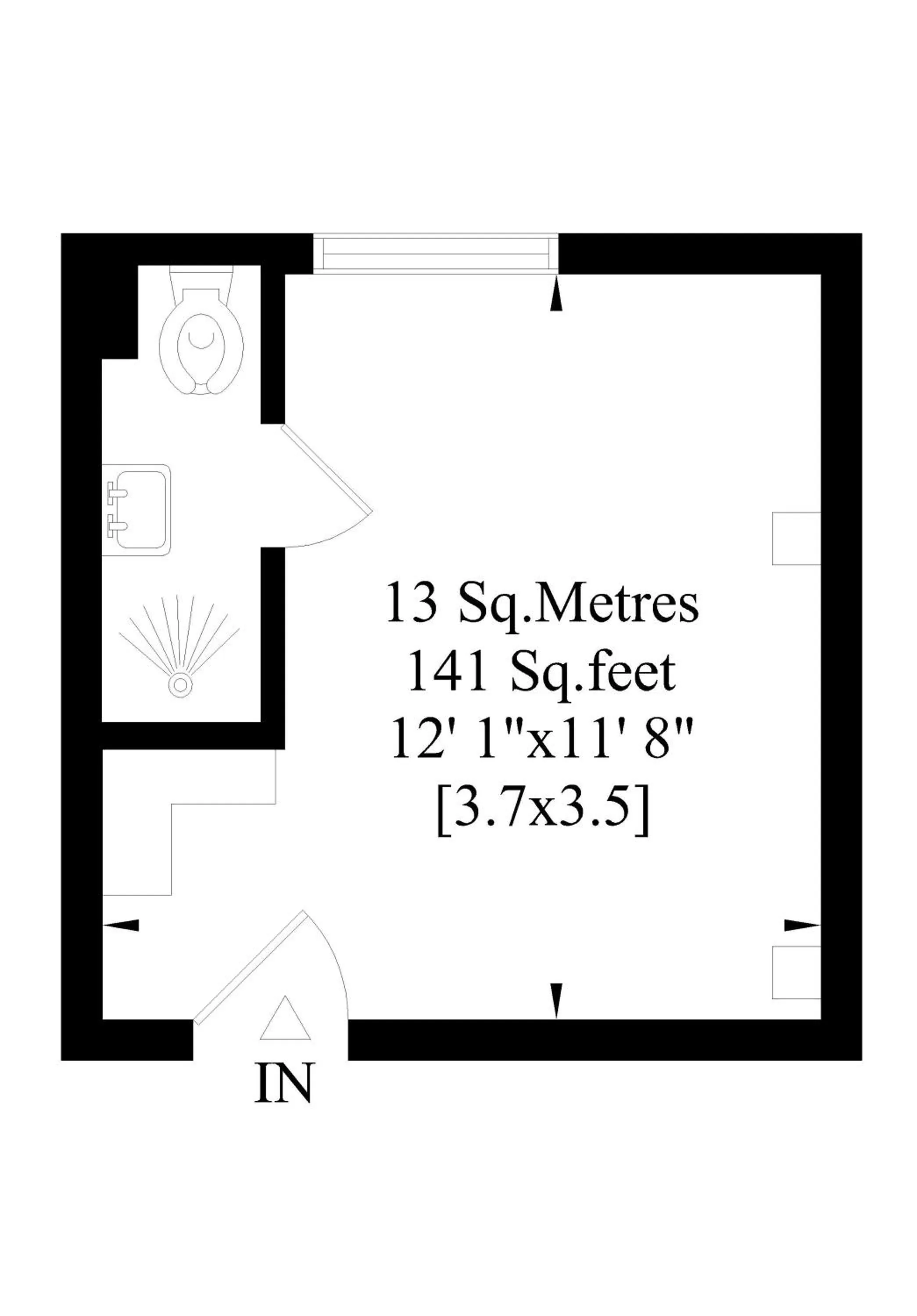Floor plan in Crestfield Hotel