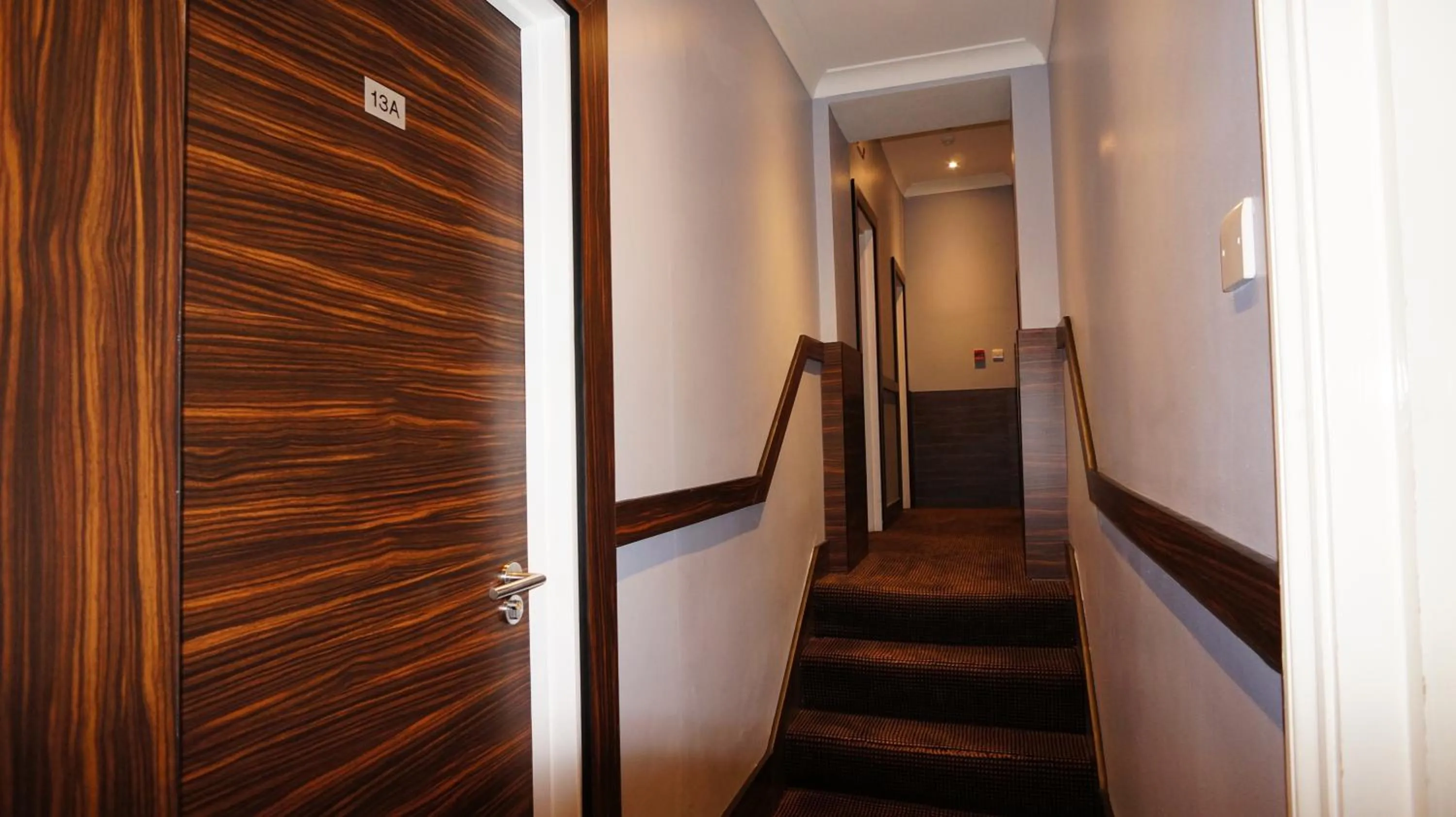 Decorative detail in Crestfield Hotel