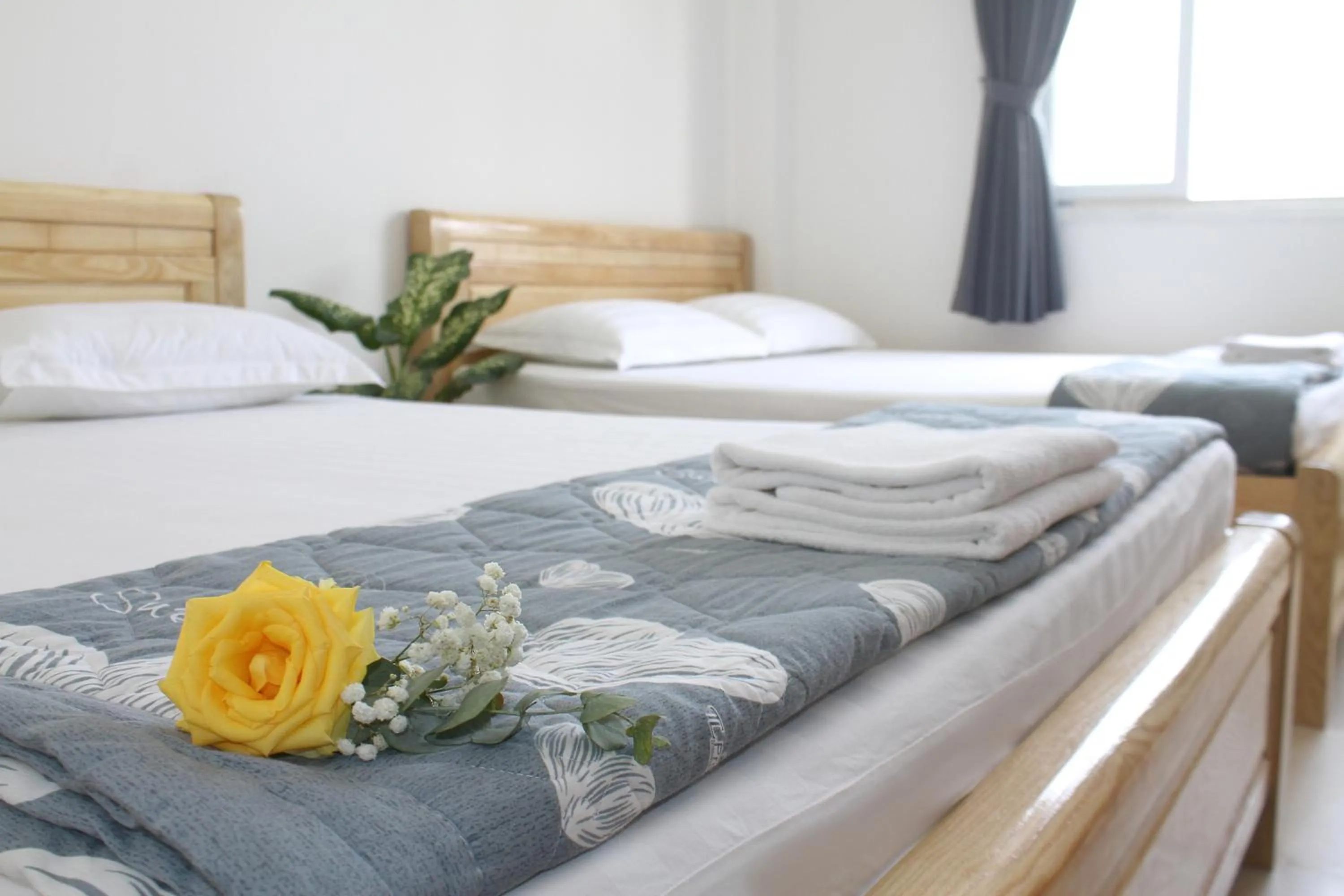 Bed in Hotel Nguyen Anh 2