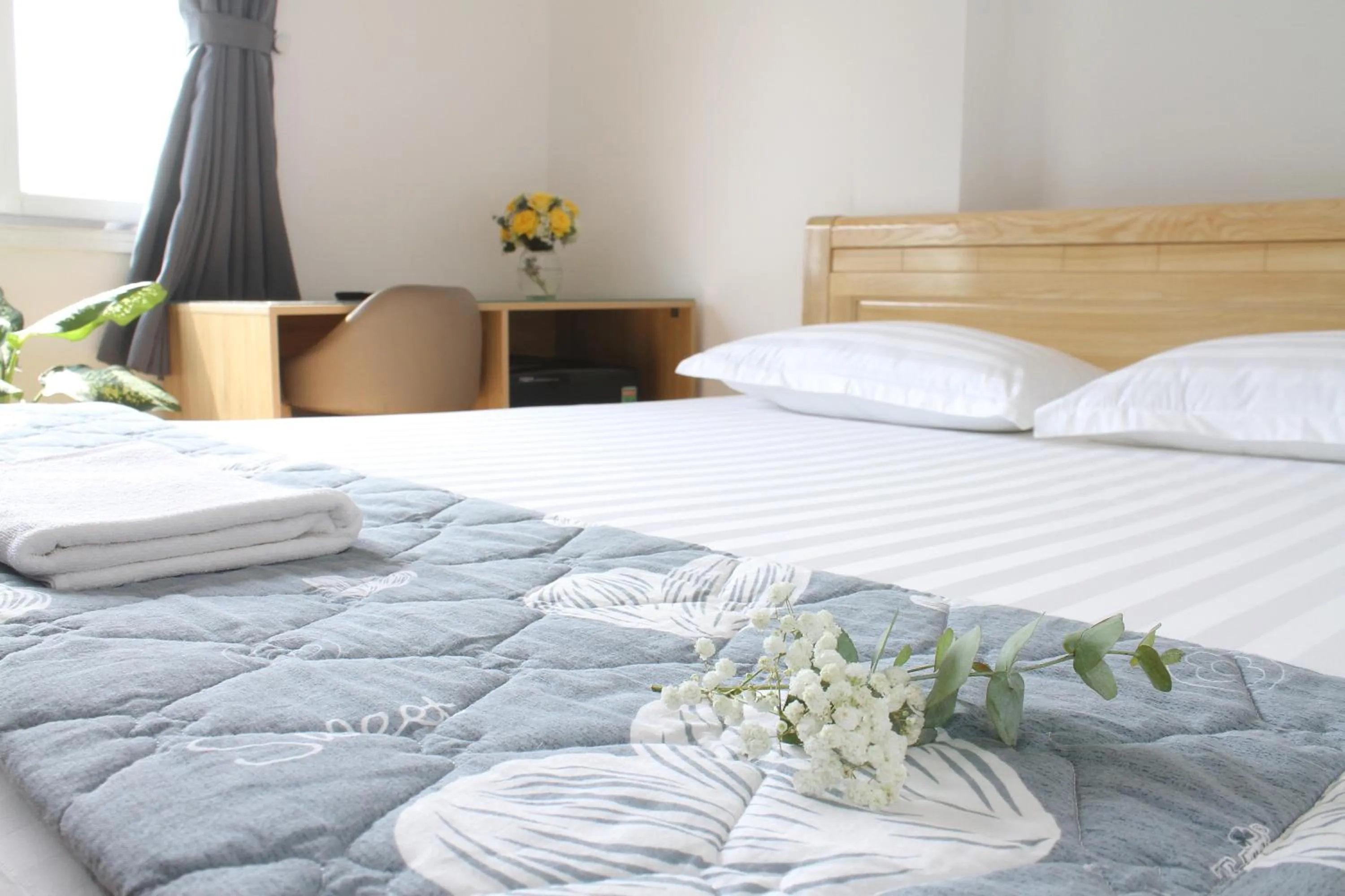 Bed in Hotel Nguyen Anh 2