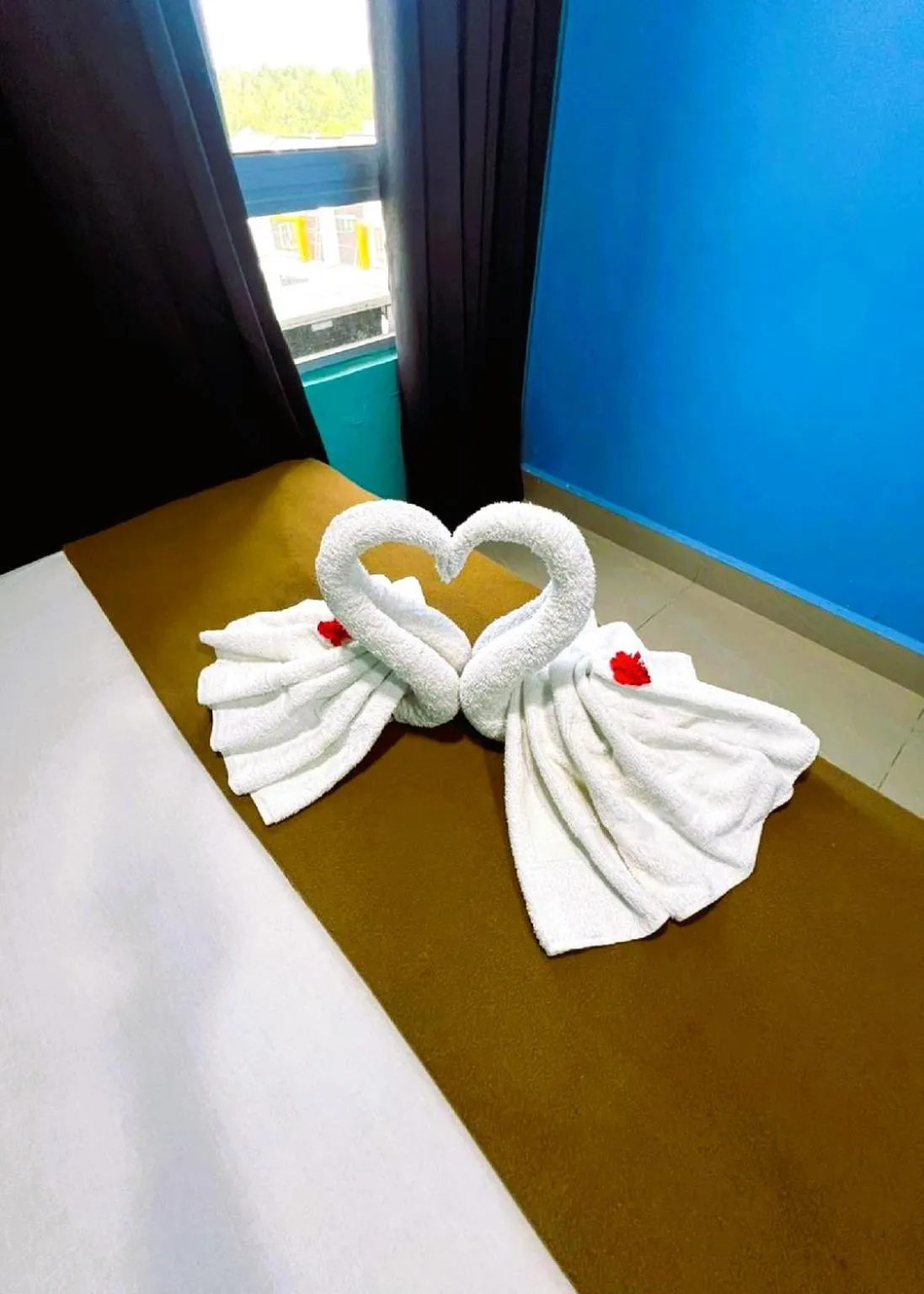 Bed in ARK Serendah Hotel