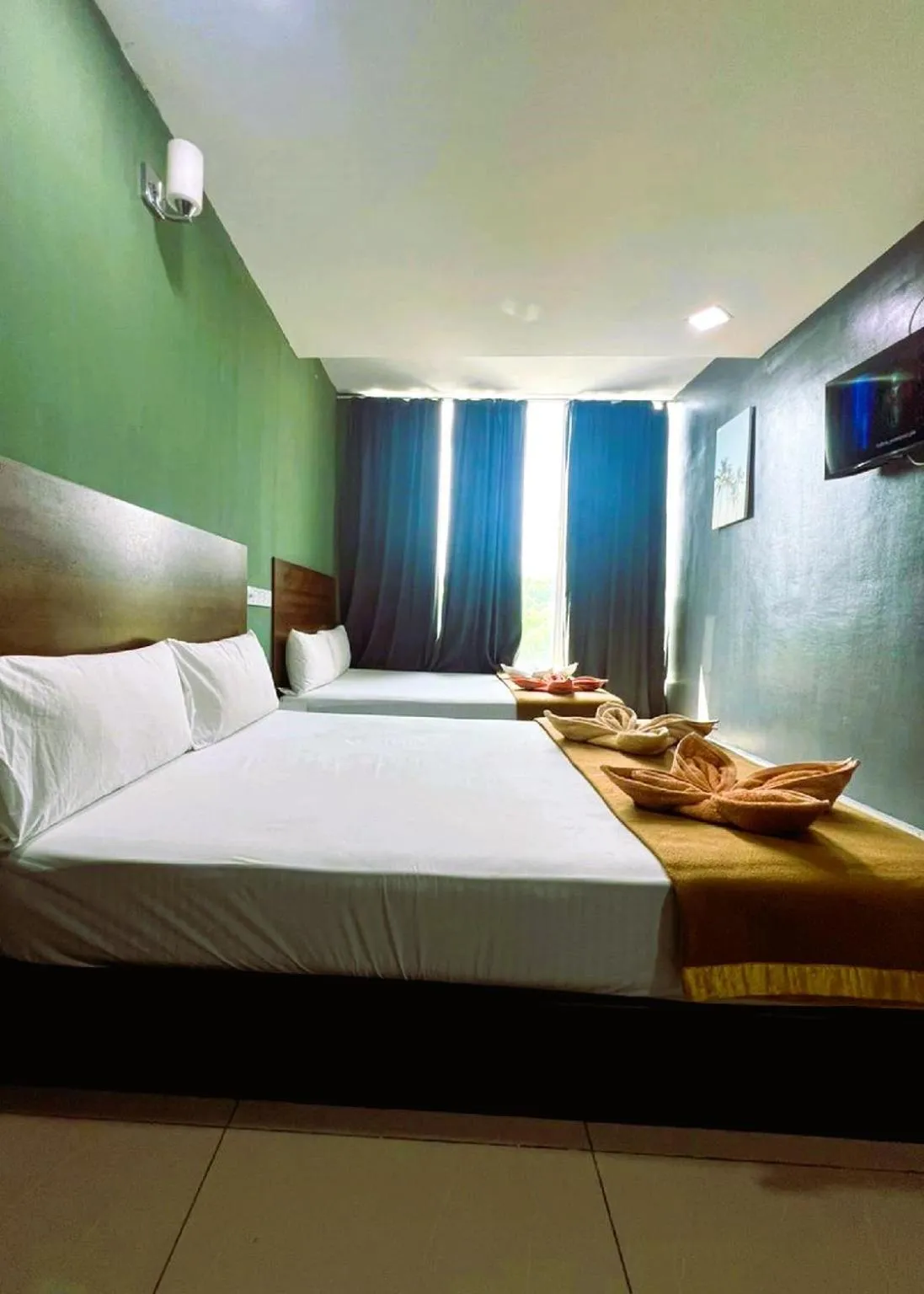 TV and multimedia, Bed in ARK Serendah Hotel