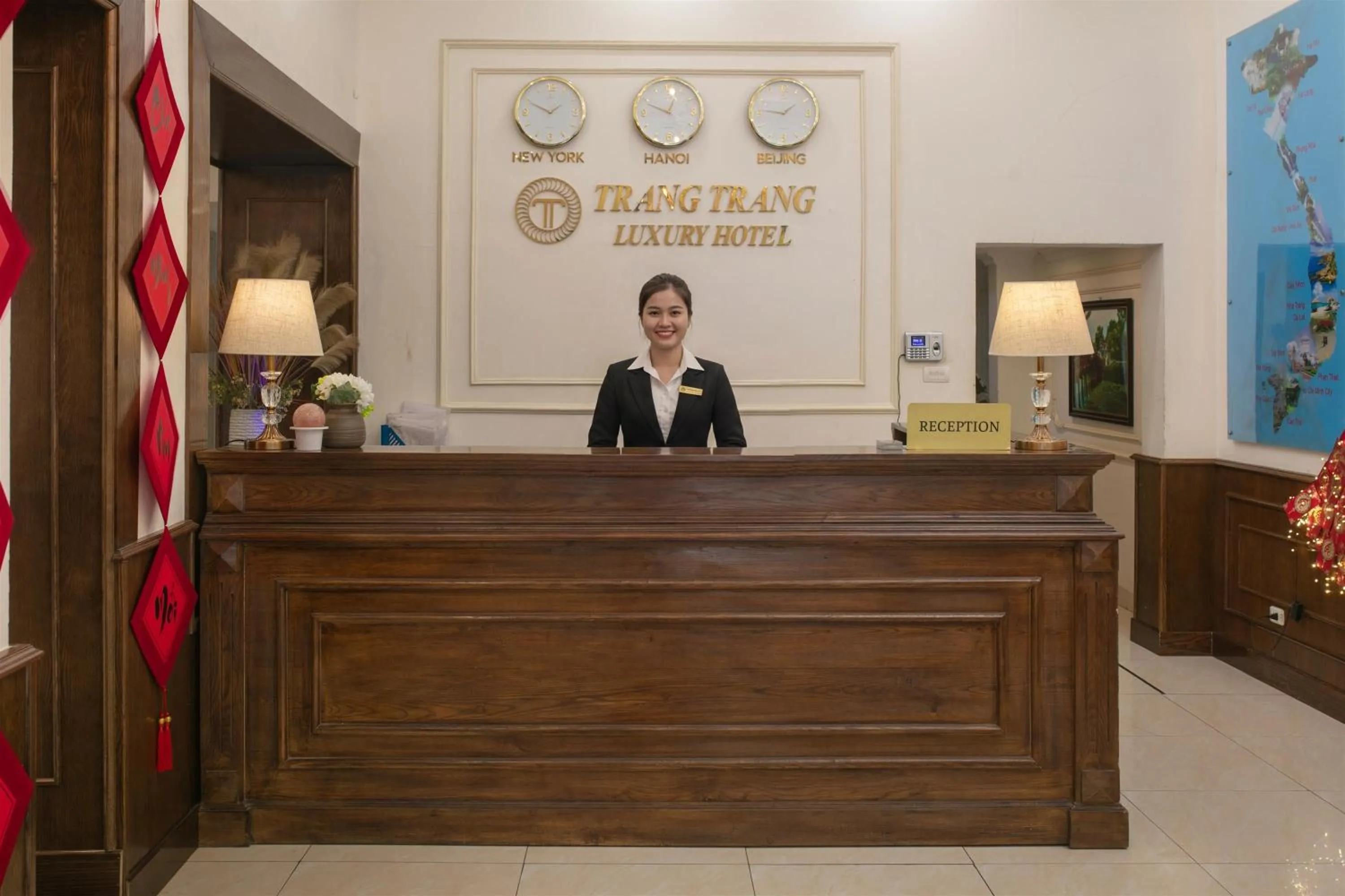 Staff in TrangTrang Luxury Hotel