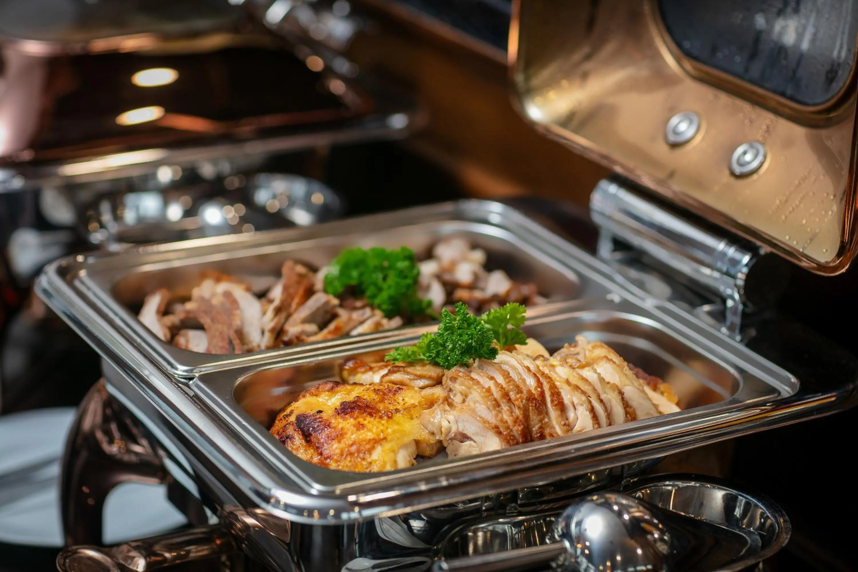 Food and drinks in TrangTrang Luxury Hotel