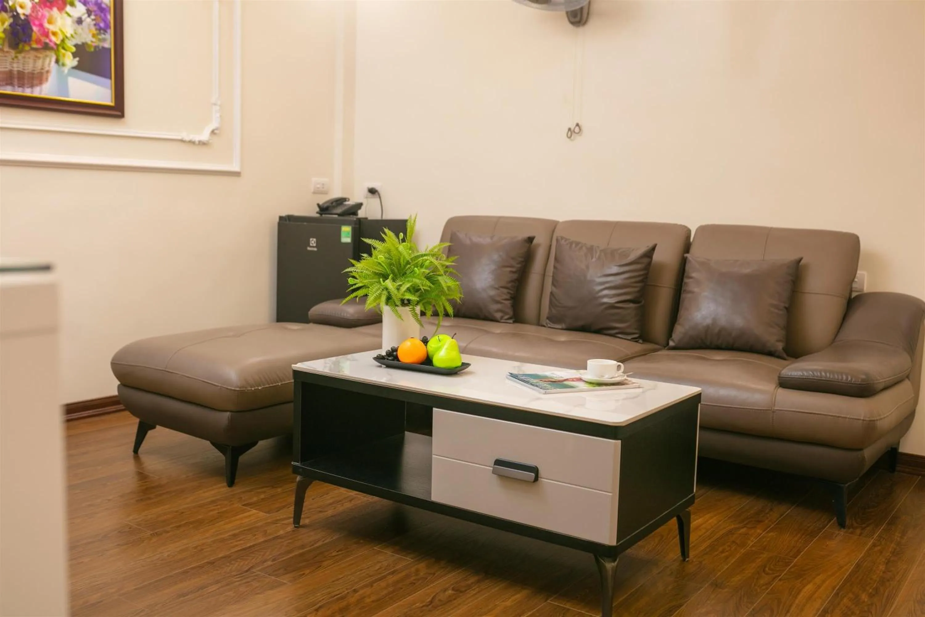 Living room in TrangTrang Luxury Hotel