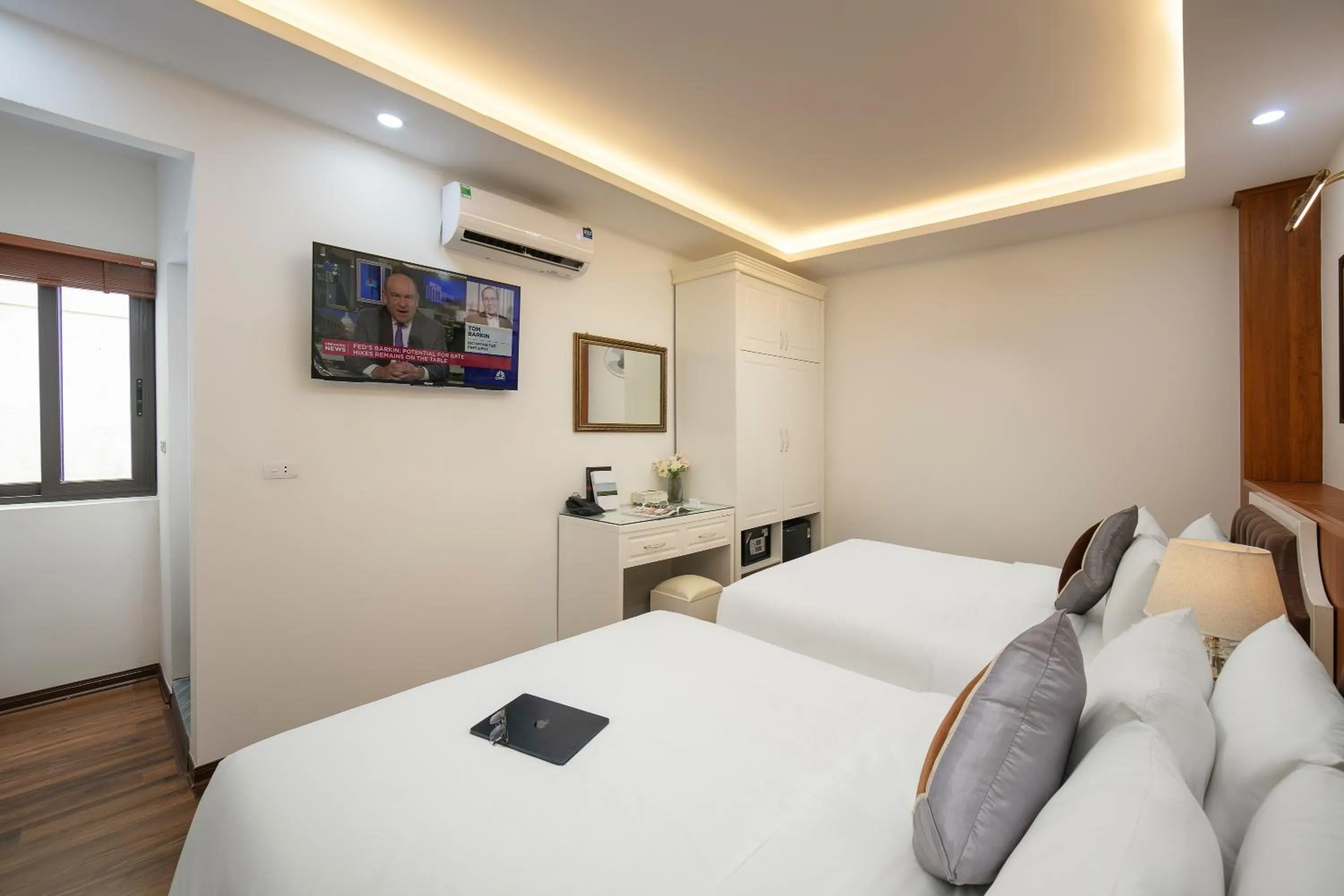 TV and multimedia, Bed in TrangTrang Luxury Hotel