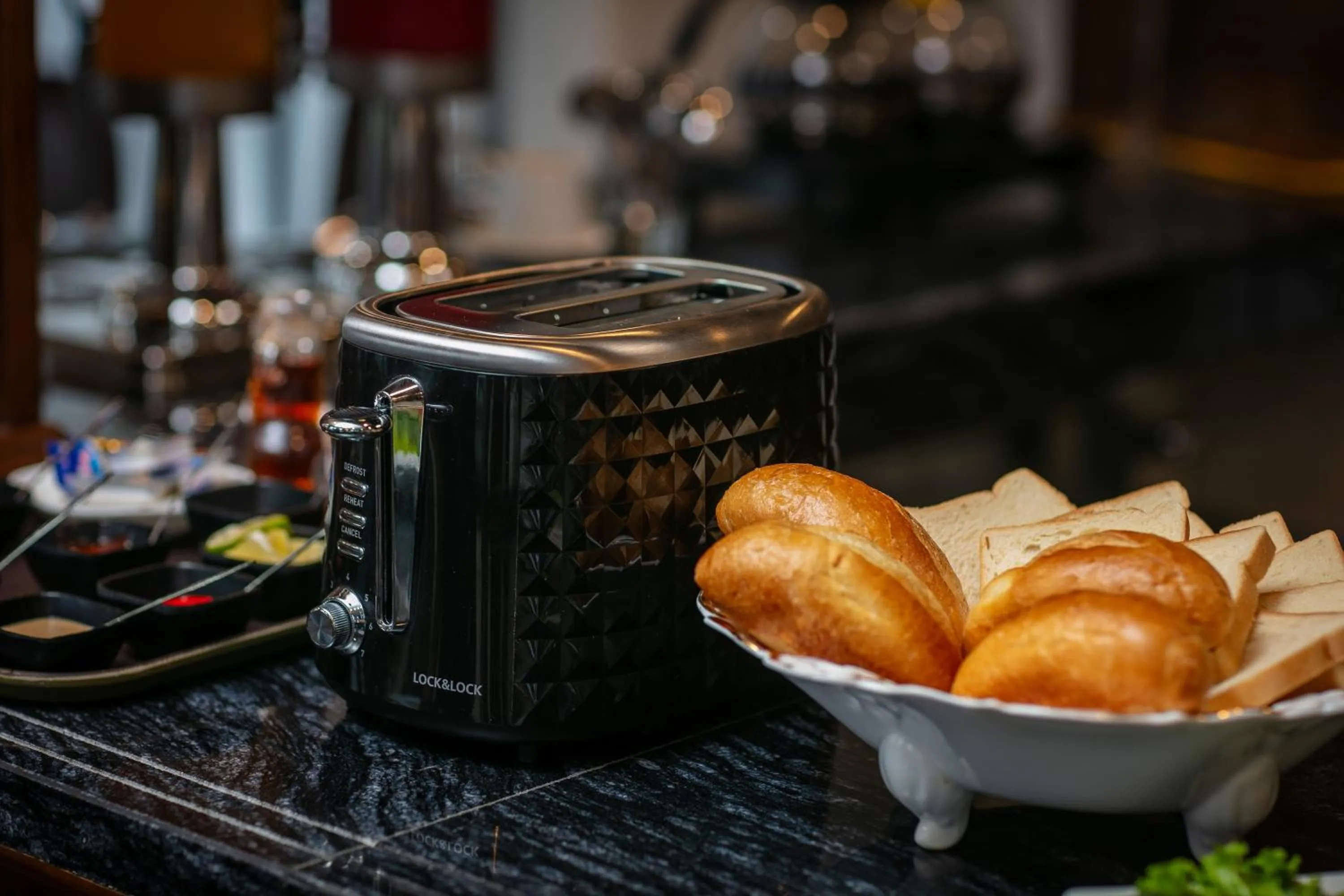 Food and drinks in TrangTrang Luxury Hotel