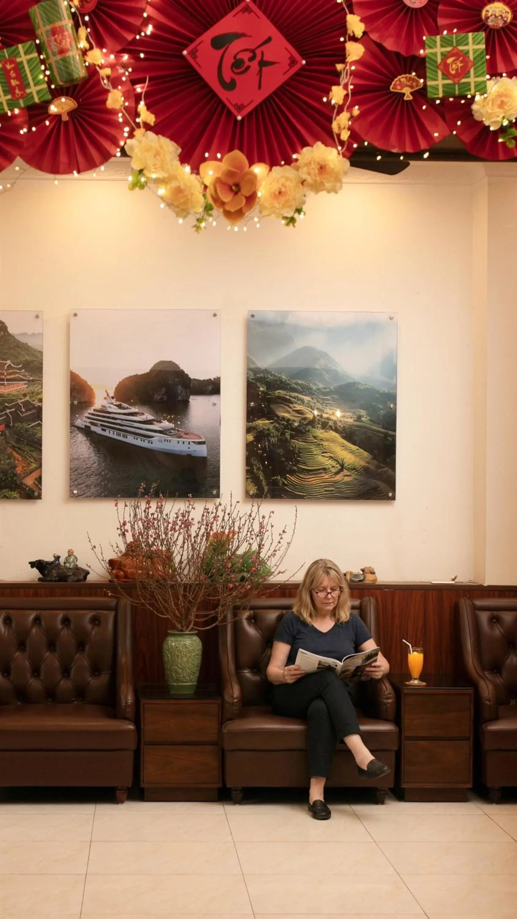 People in TrangTrang Luxury Hotel