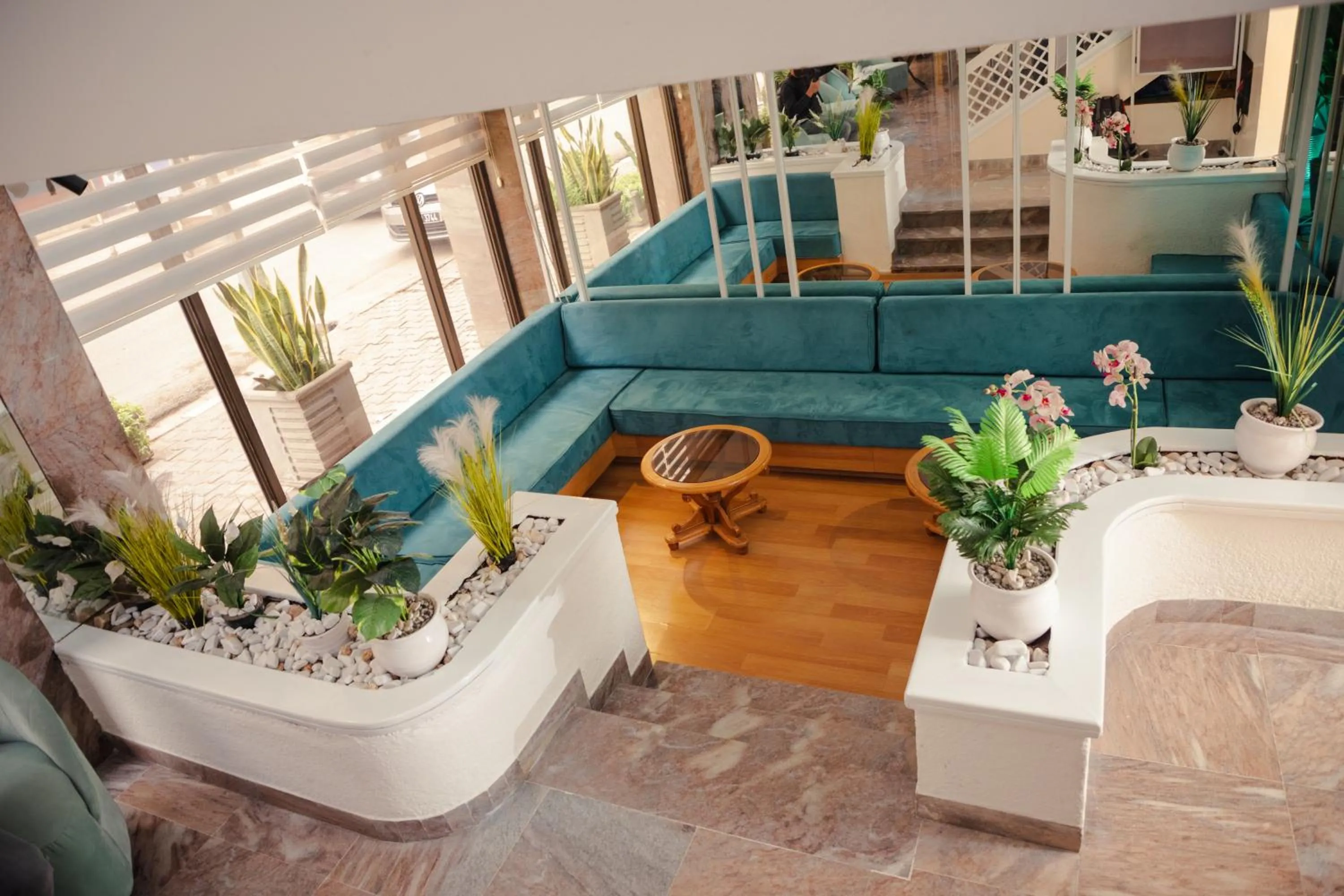 Seating area in Le National