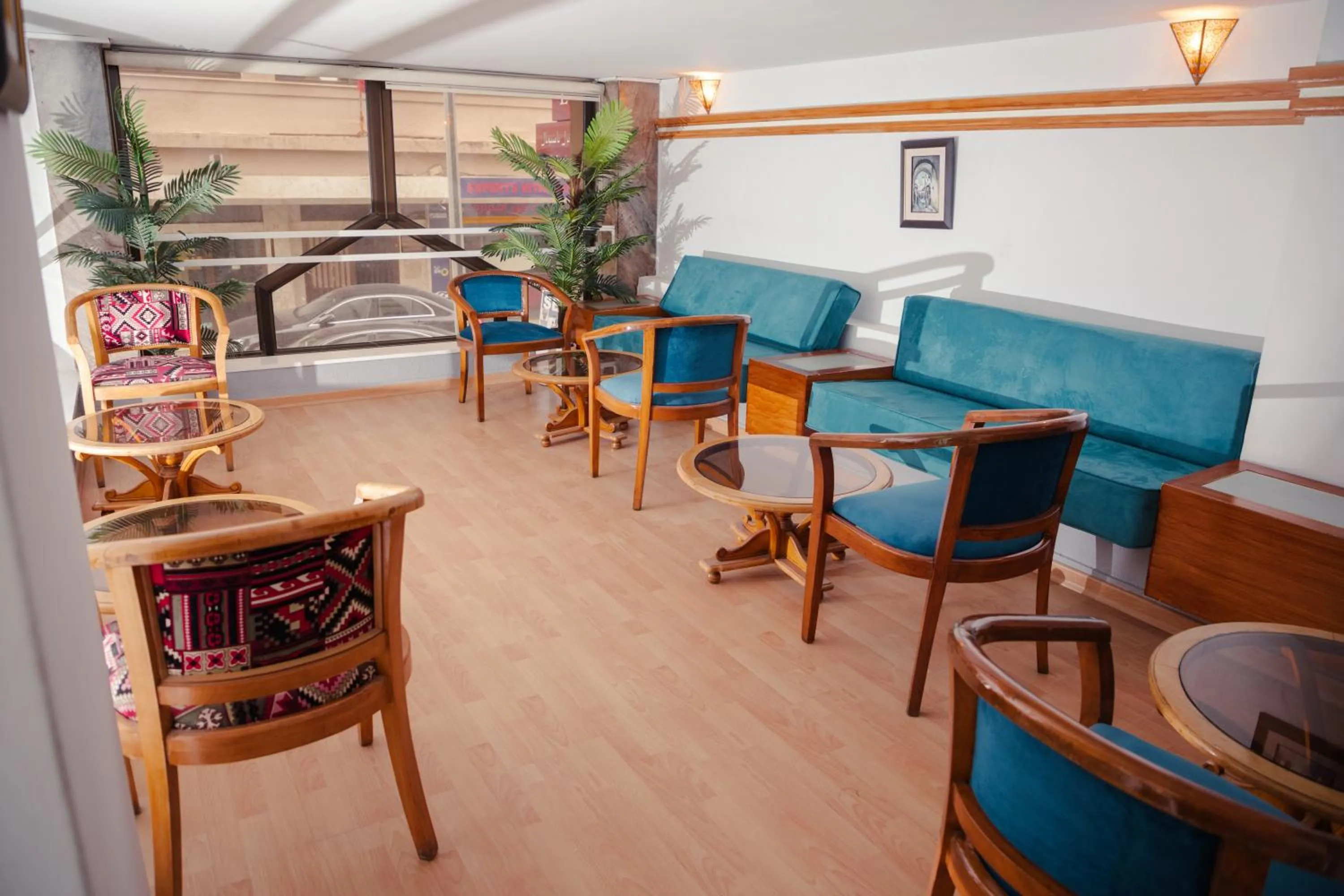 Seating area in Le National