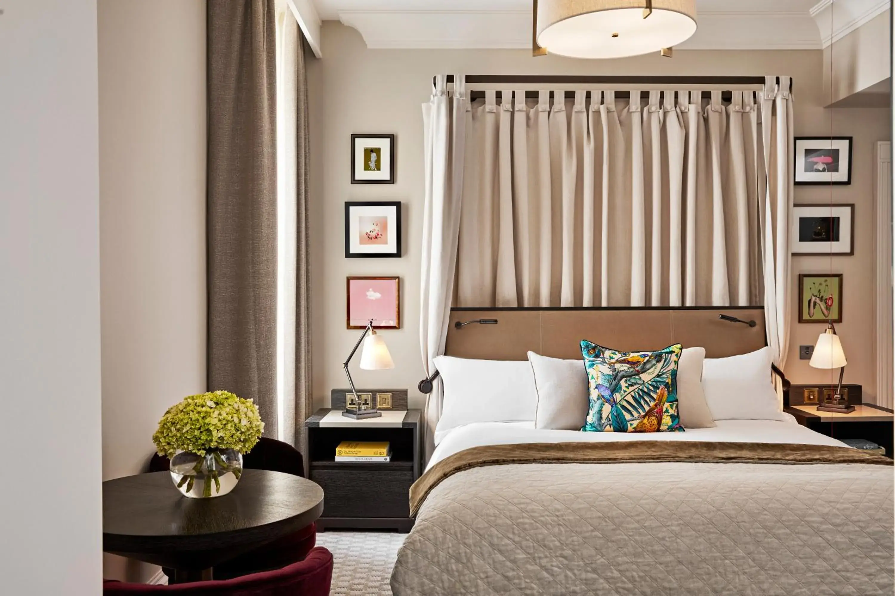 Bedroom, Bed in Kimpton Fitzroy London by IHG Bedroom, Bed in Kimpton Fitzroy London by IHG