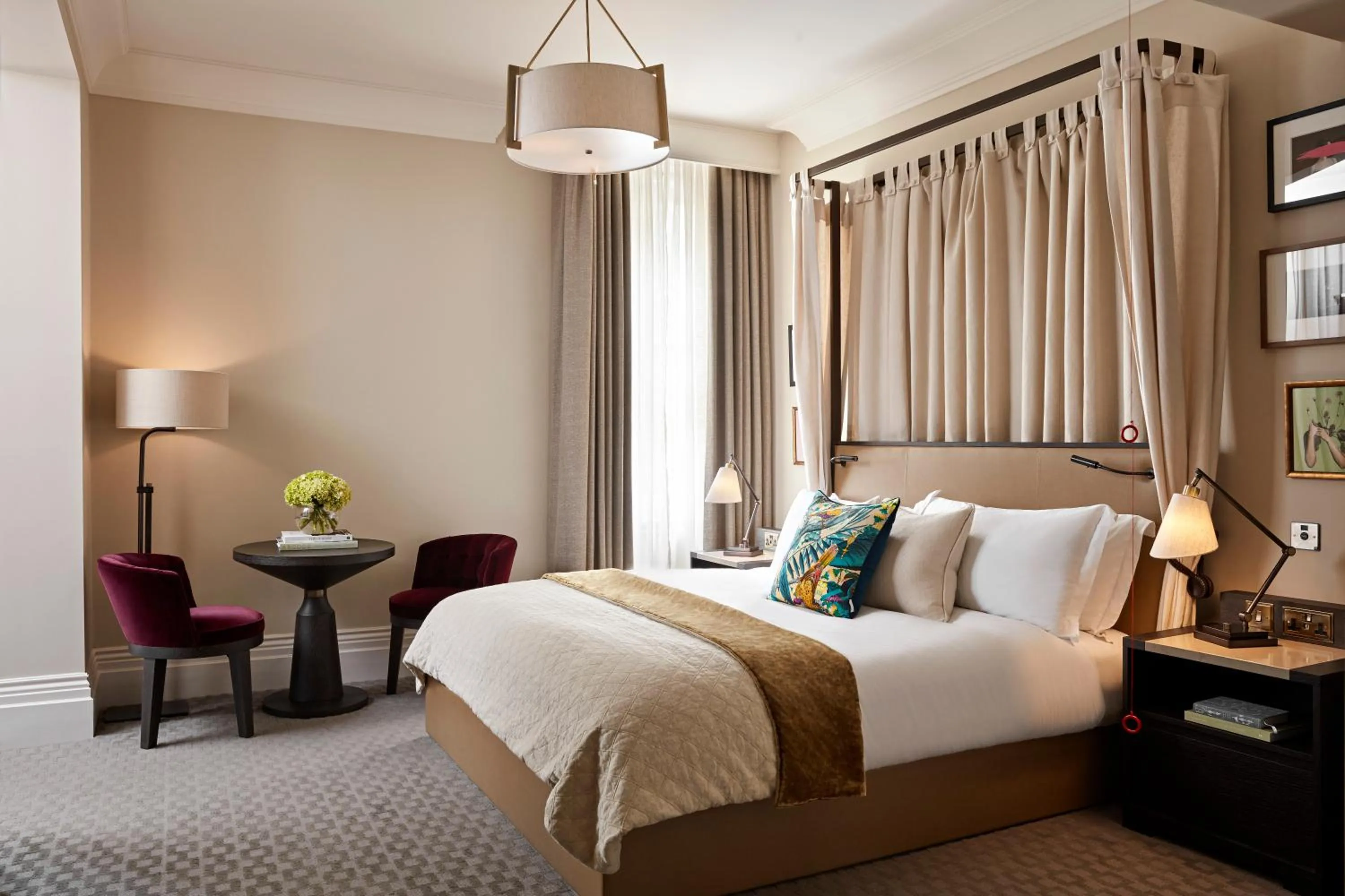 Bedroom, Bed in Kimpton Fitzroy London by IHG