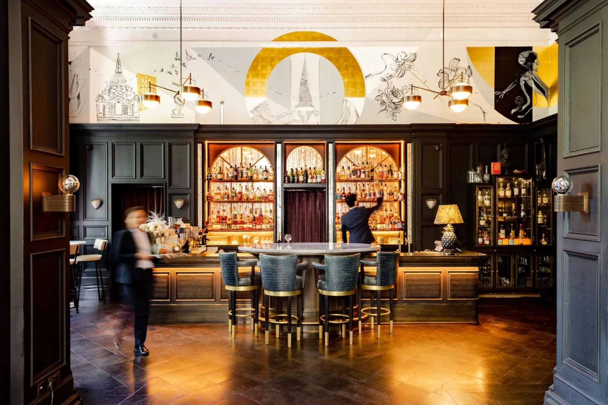 Lounge or bar in Kimpton Fitzroy London by IHG