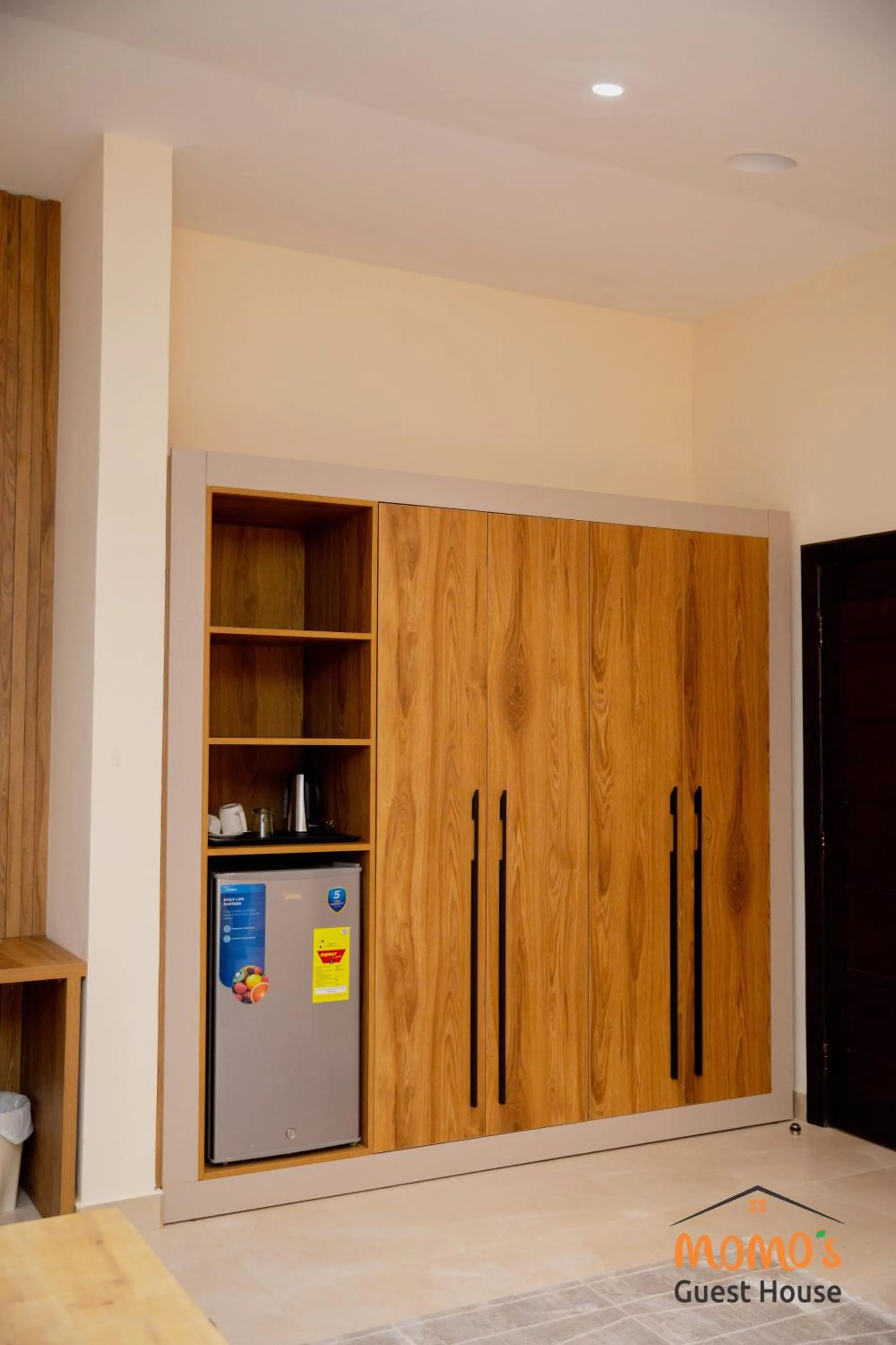 wardrobe in Momo's Hotel