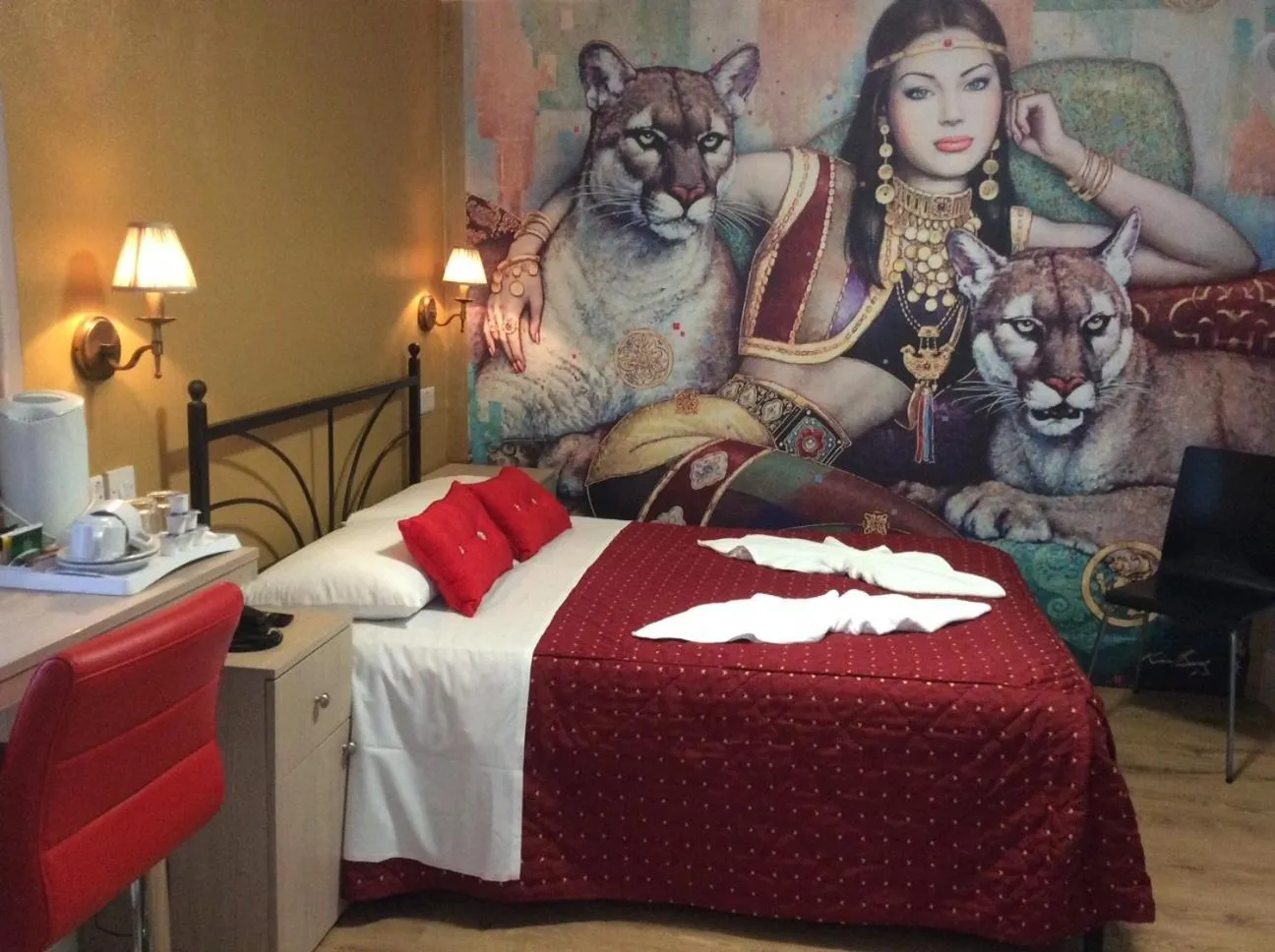 Photo of the whole room, Bed in Central Hotel