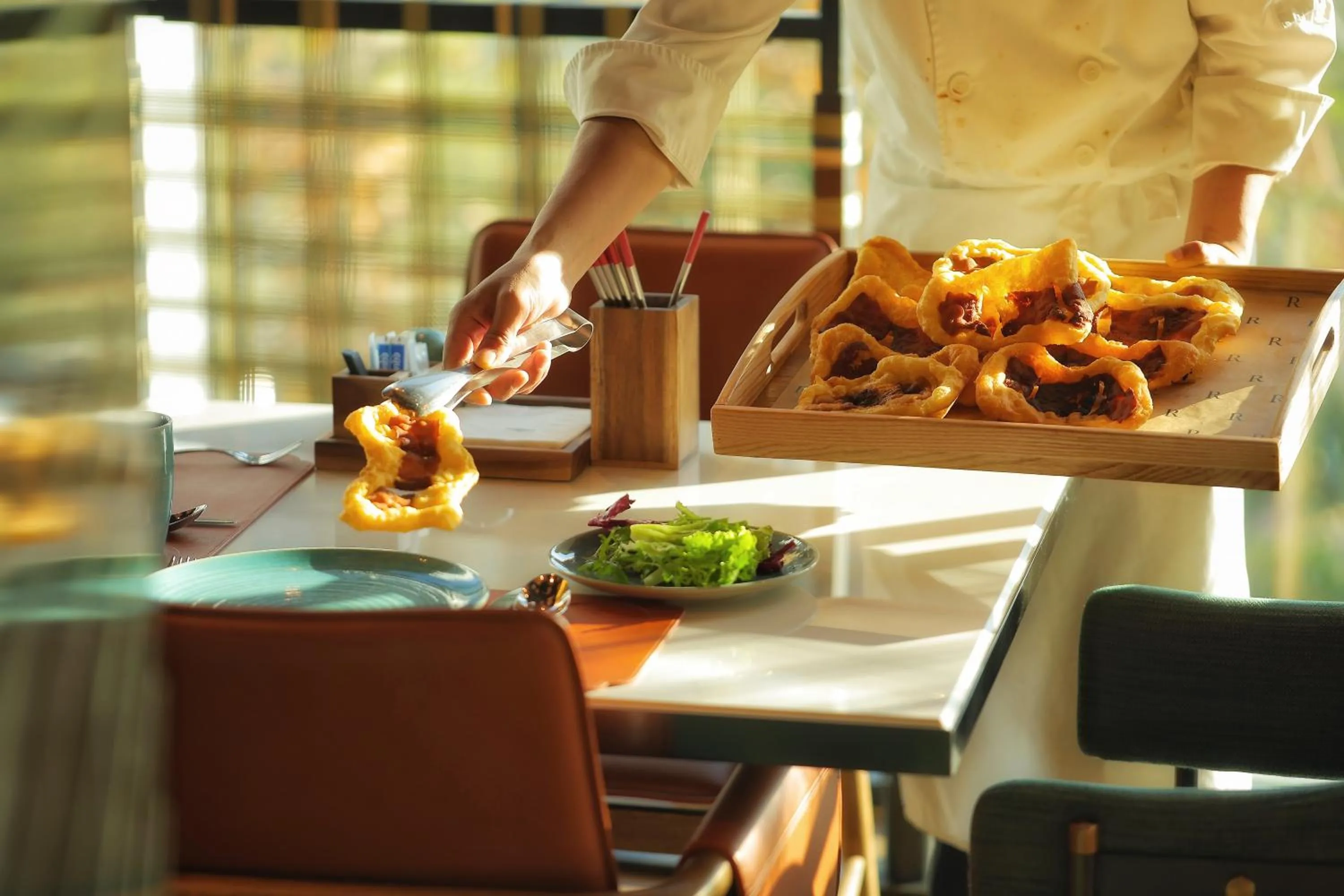 Buffet breakfast in Renaissance Beijing Haidian Hotel