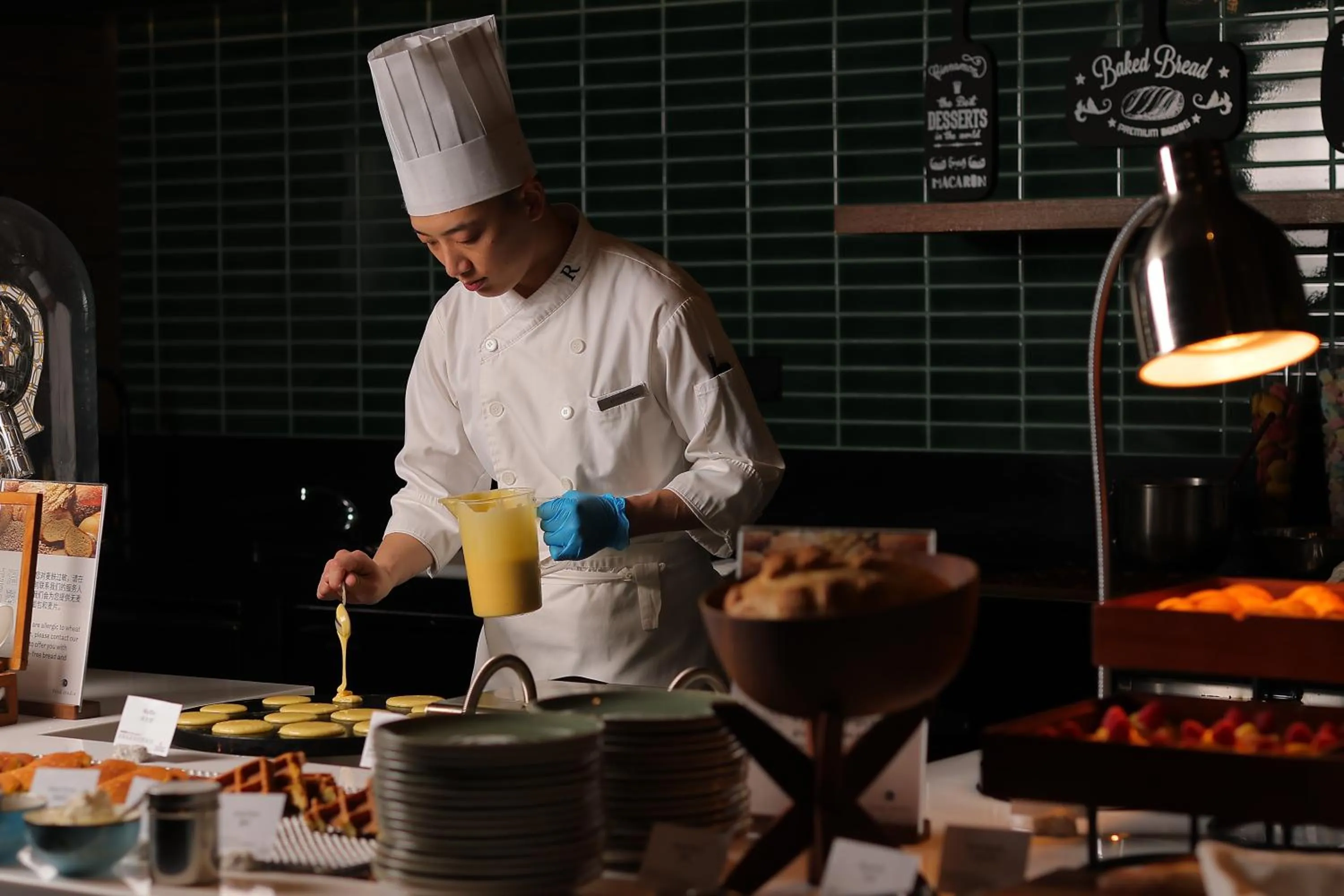 Buffet breakfast in Renaissance Beijing Haidian Hotel