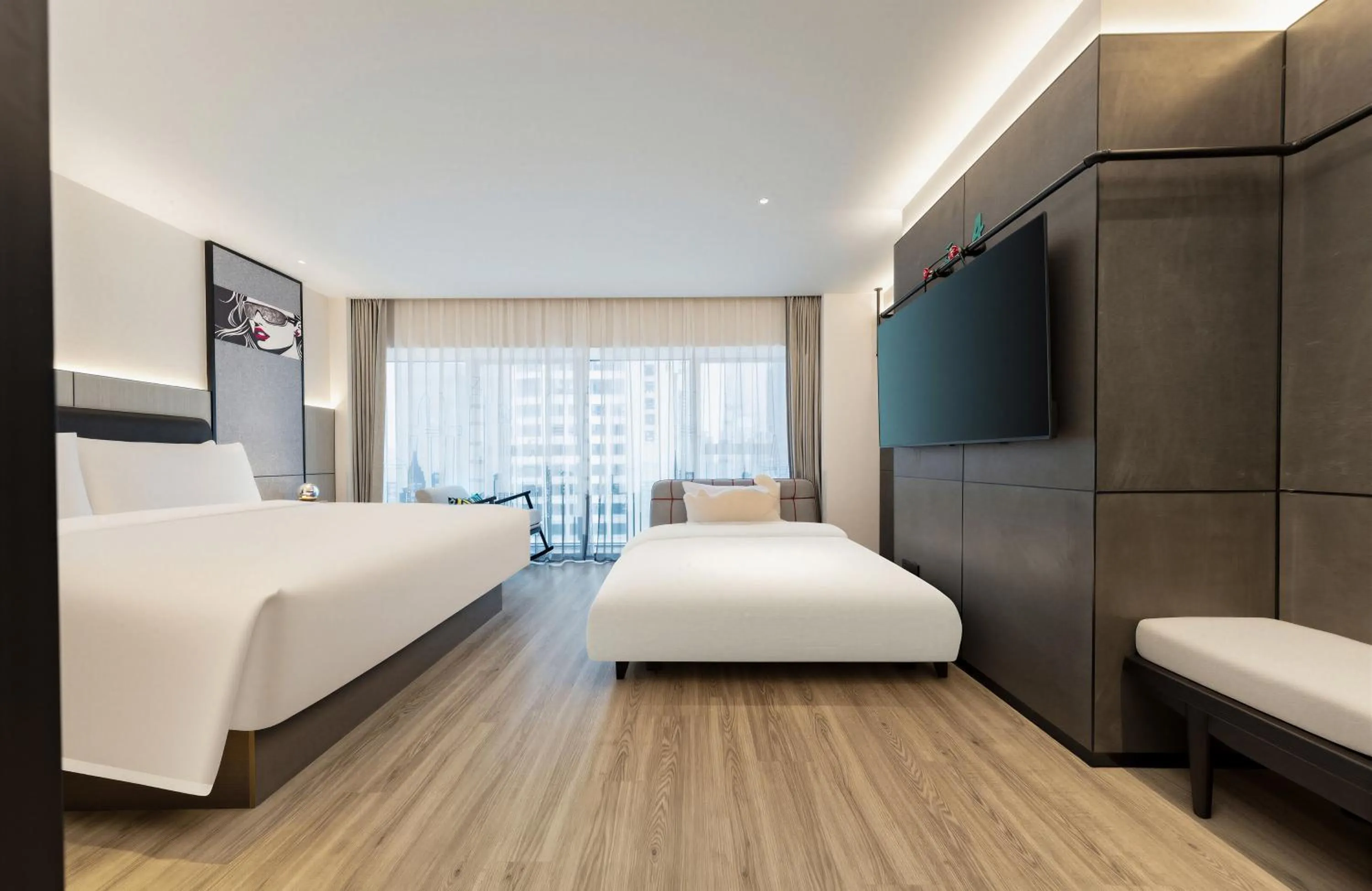 Bed in Moxy Chongqing