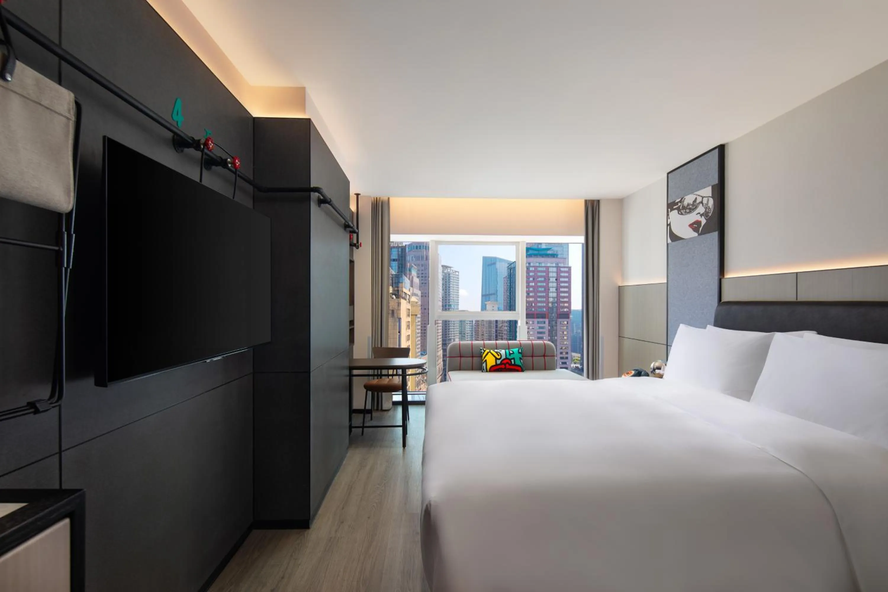 Bed in Moxy Chongqing