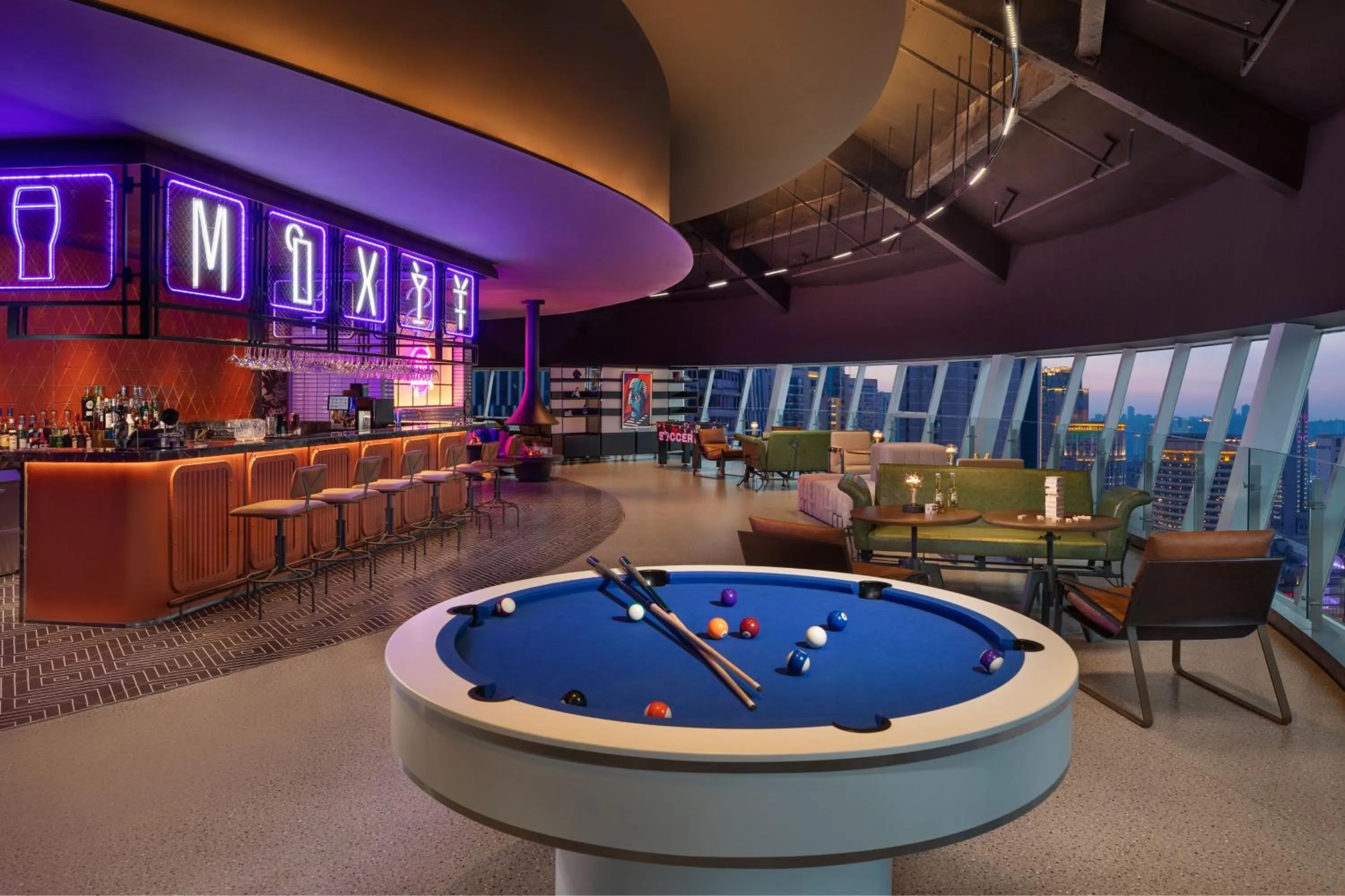 Restaurant/places to eat in Moxy Chongqing