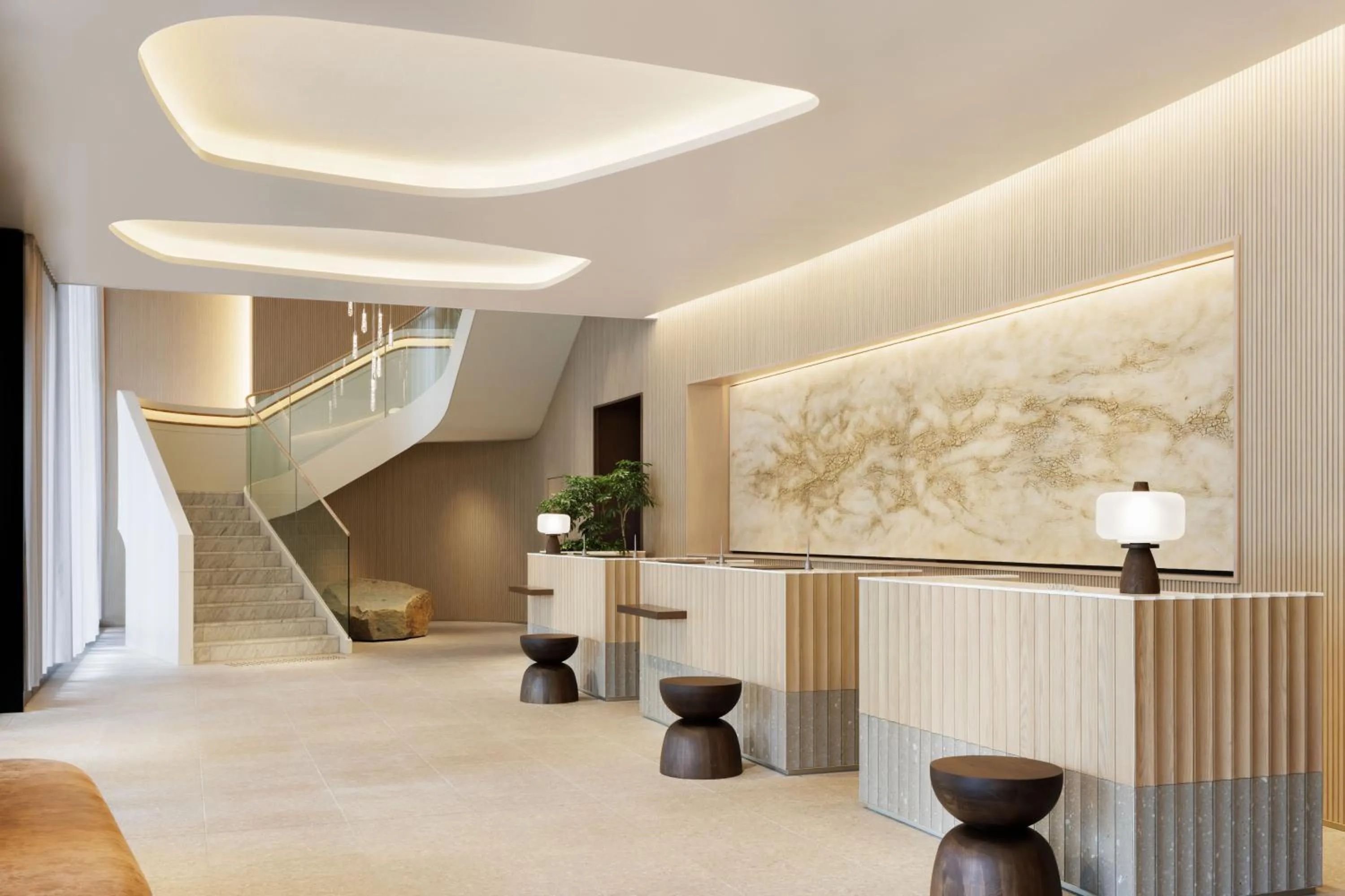 Lobby or reception in Courtyard by Marriott Sapporo