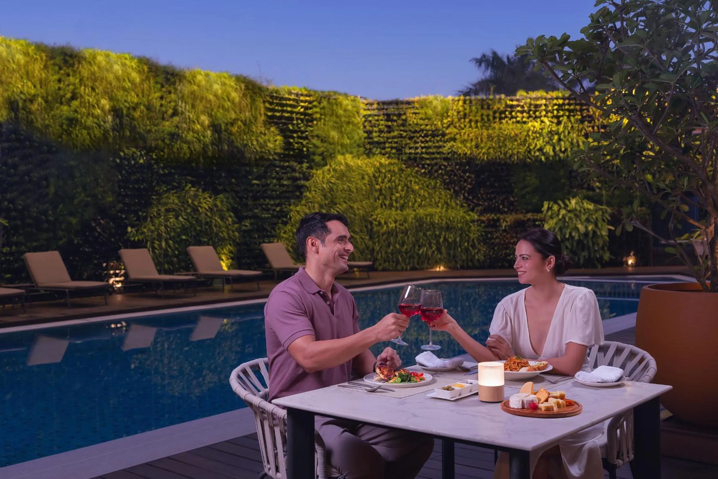 Pool view in Courtyard by Marriott Goa Colva