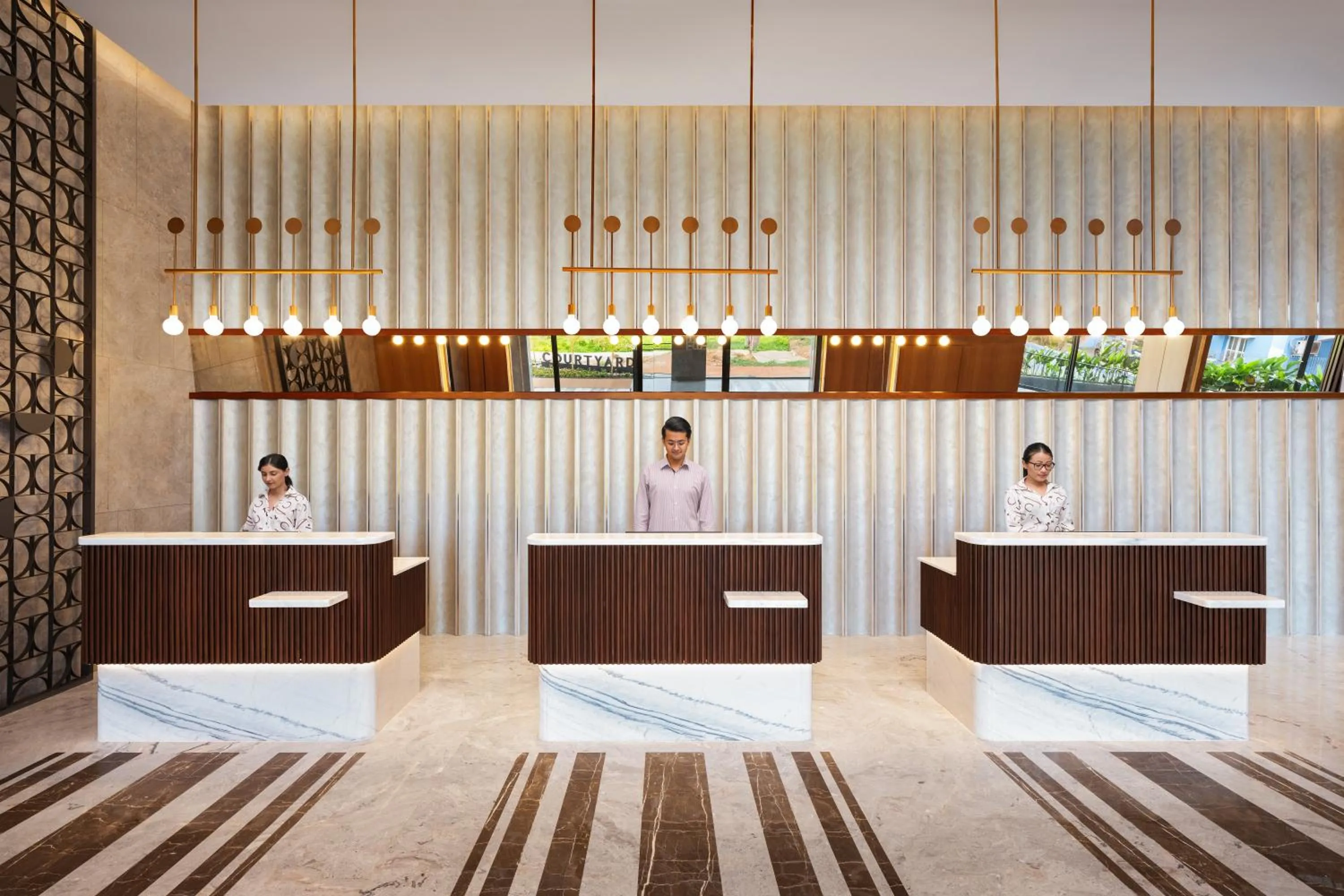 Lobby or reception in Courtyard by Marriott Goa Colva