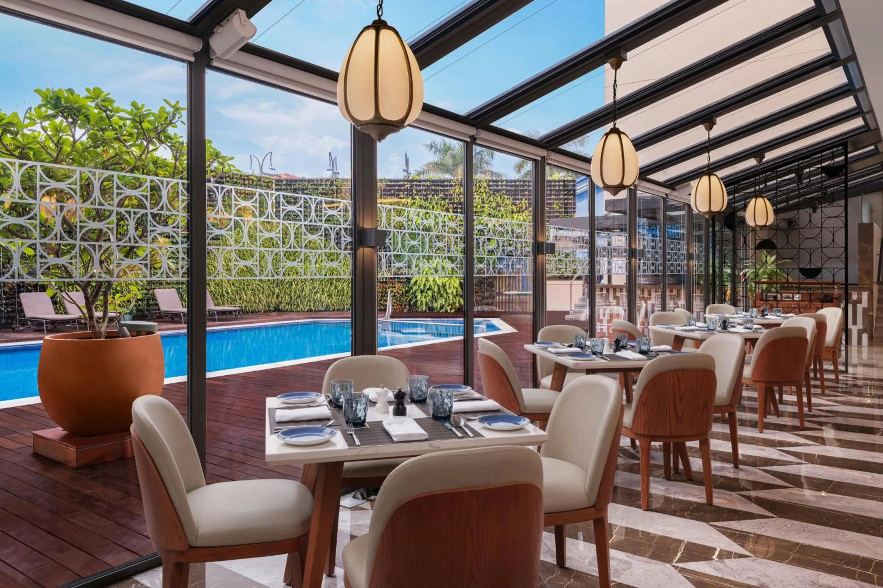 Swimming pool in Courtyard by Marriott Goa Colva