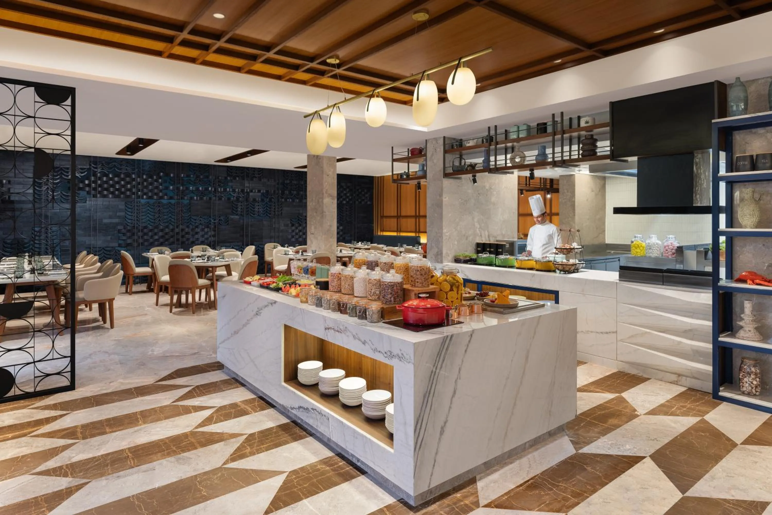 Restaurant/places to eat in Courtyard by Marriott Goa Colva