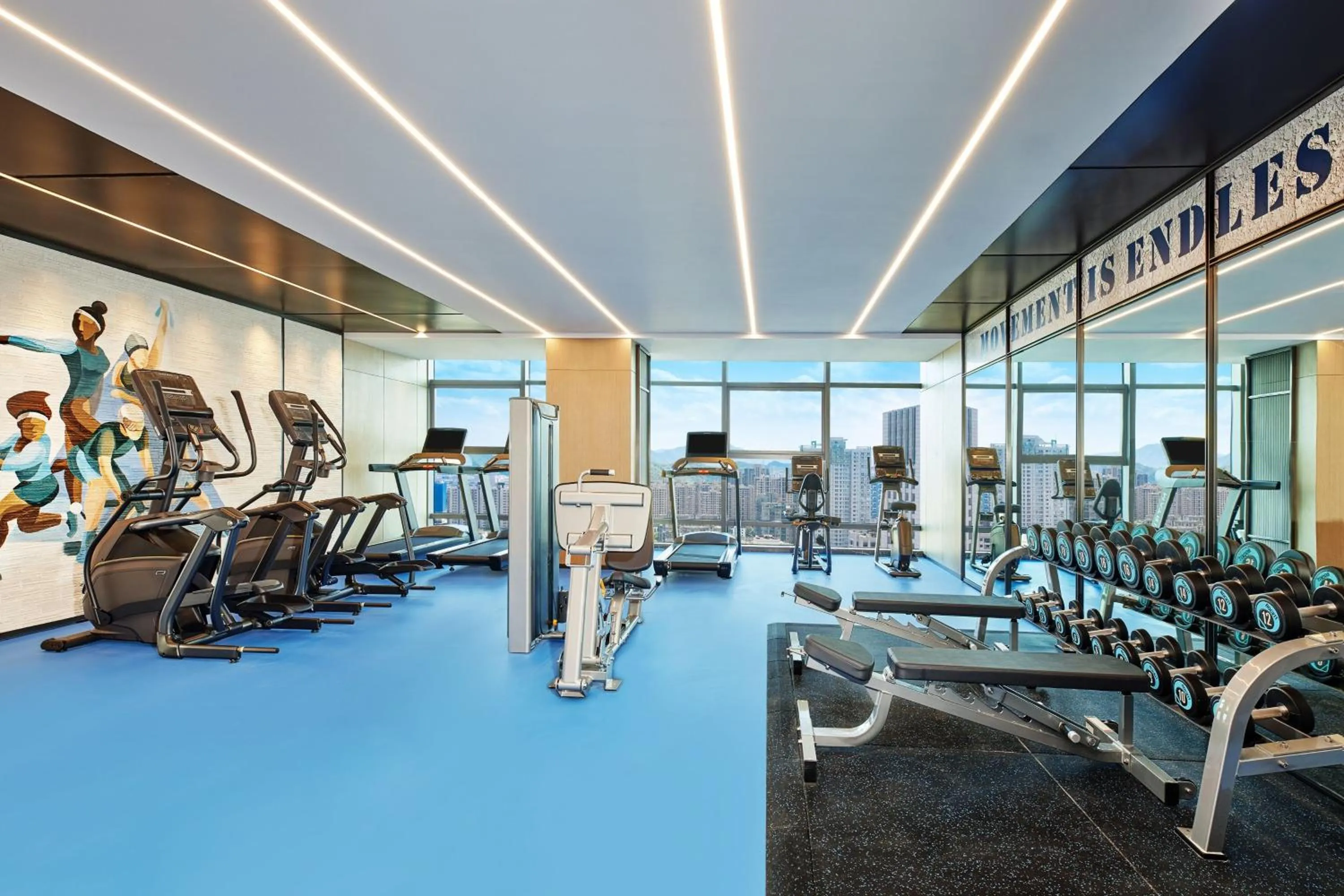 Fitness centre/facilities in Four Points by Sheraton Linhai