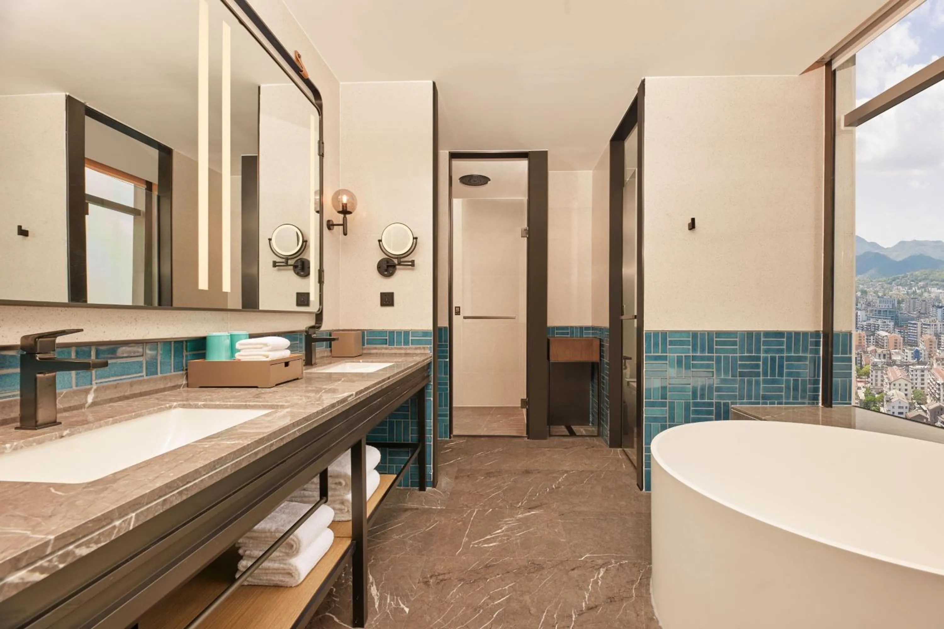 Bathroom in Four Points by Sheraton Linhai