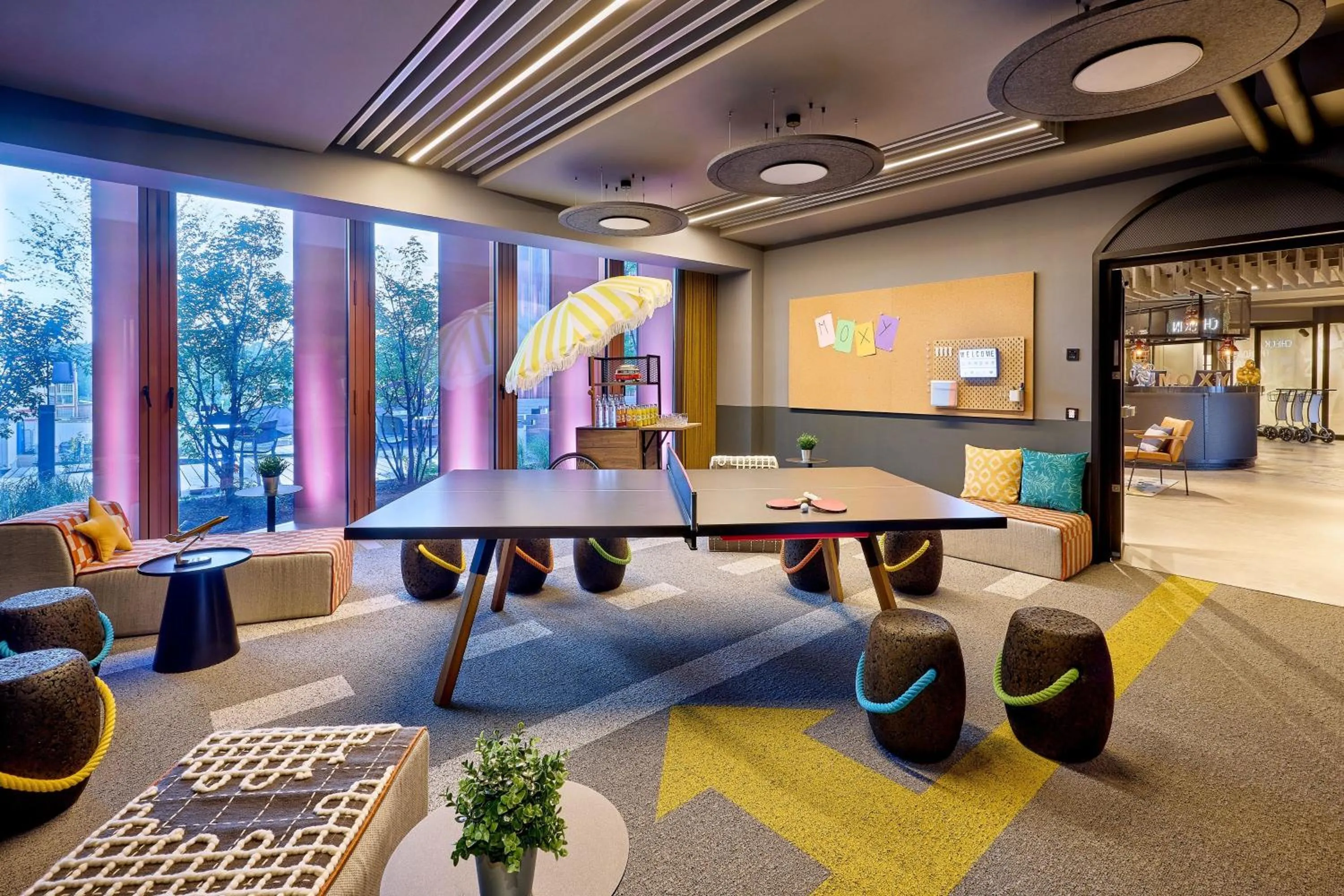 Meeting/conference room in Moxy Luxembourg Airport