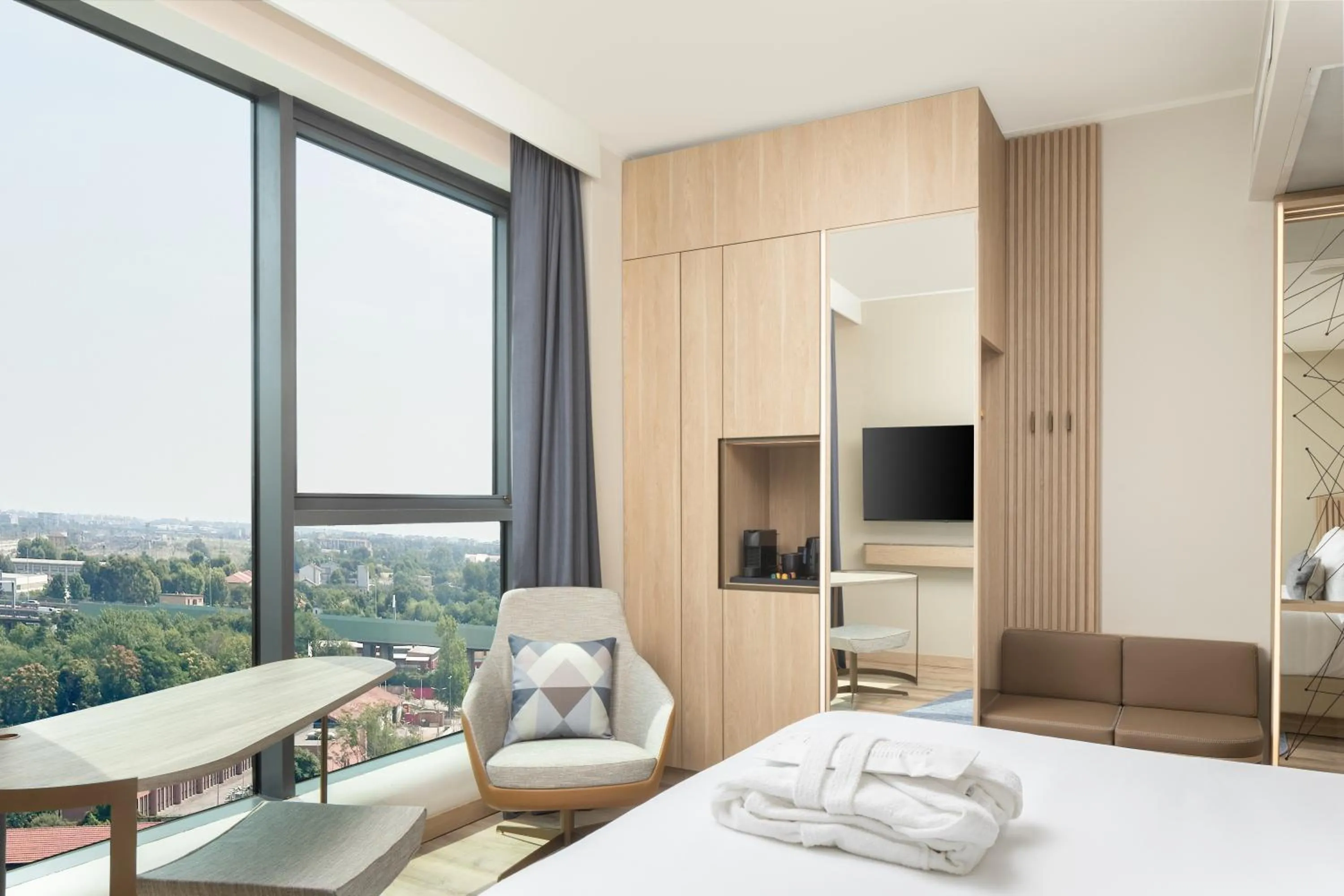 Bed in Courtyard by Marriott Milano Linate