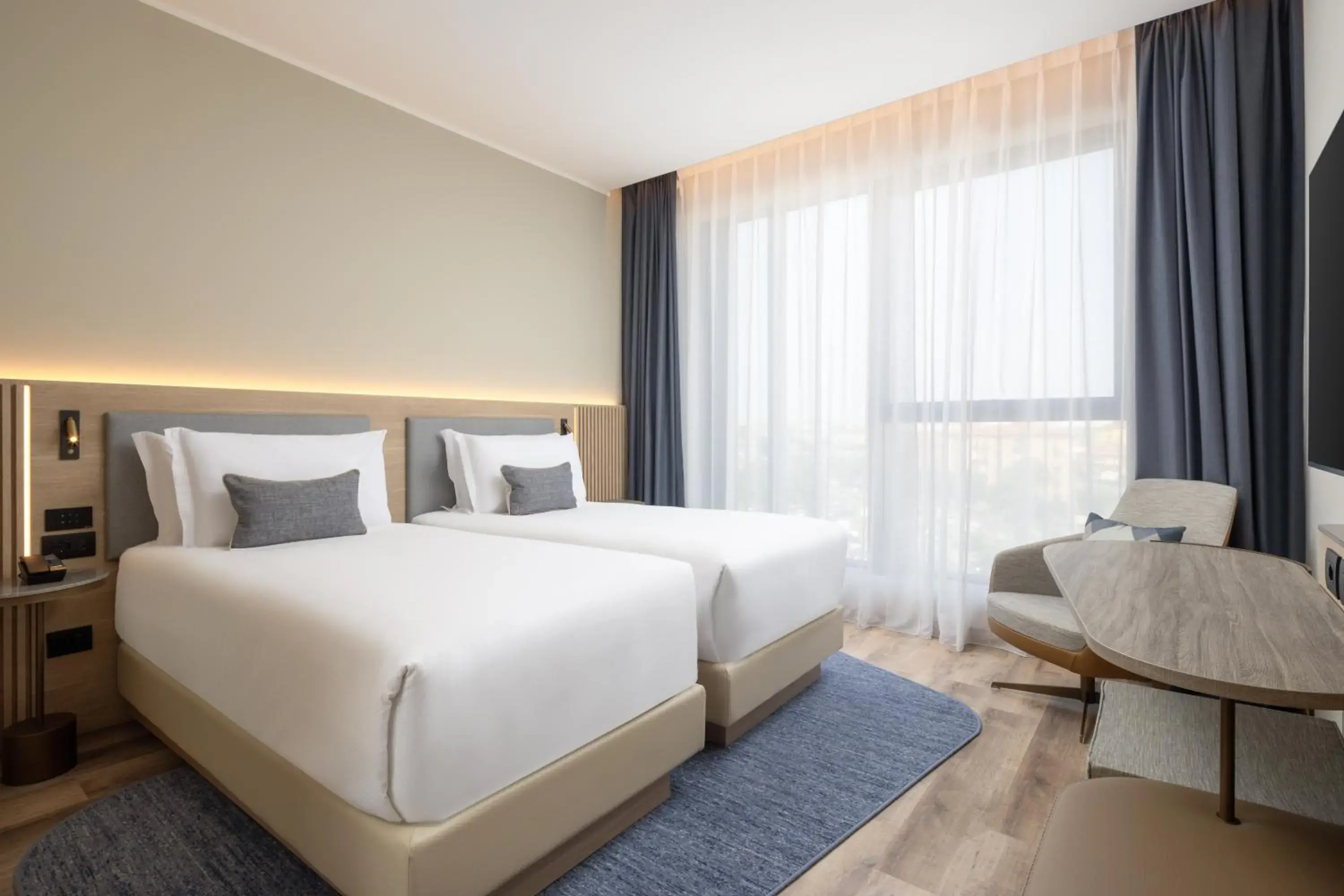 Standard Twin Room in Courtyard by Marriott Milano Linate Standard Twin Room in Courtyard by Marriott Milano Linate