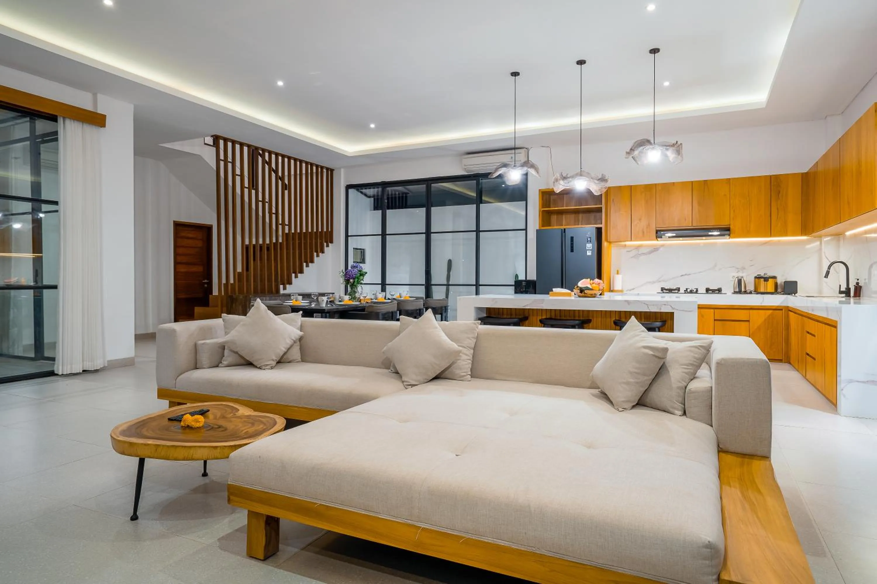 Living room in The Kaba Kaba Private Luxury Villa