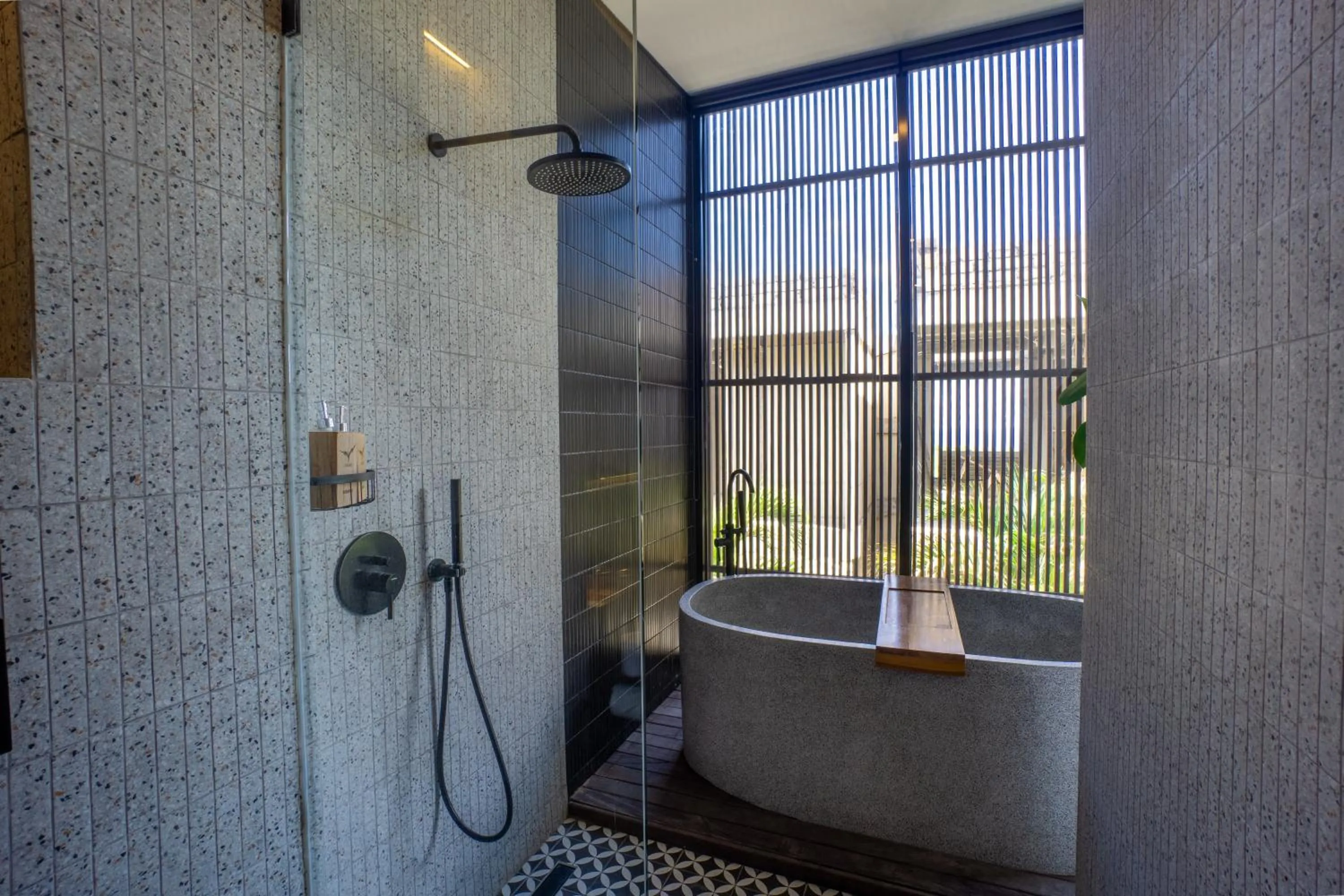 Shower in Rahya Villas Complex