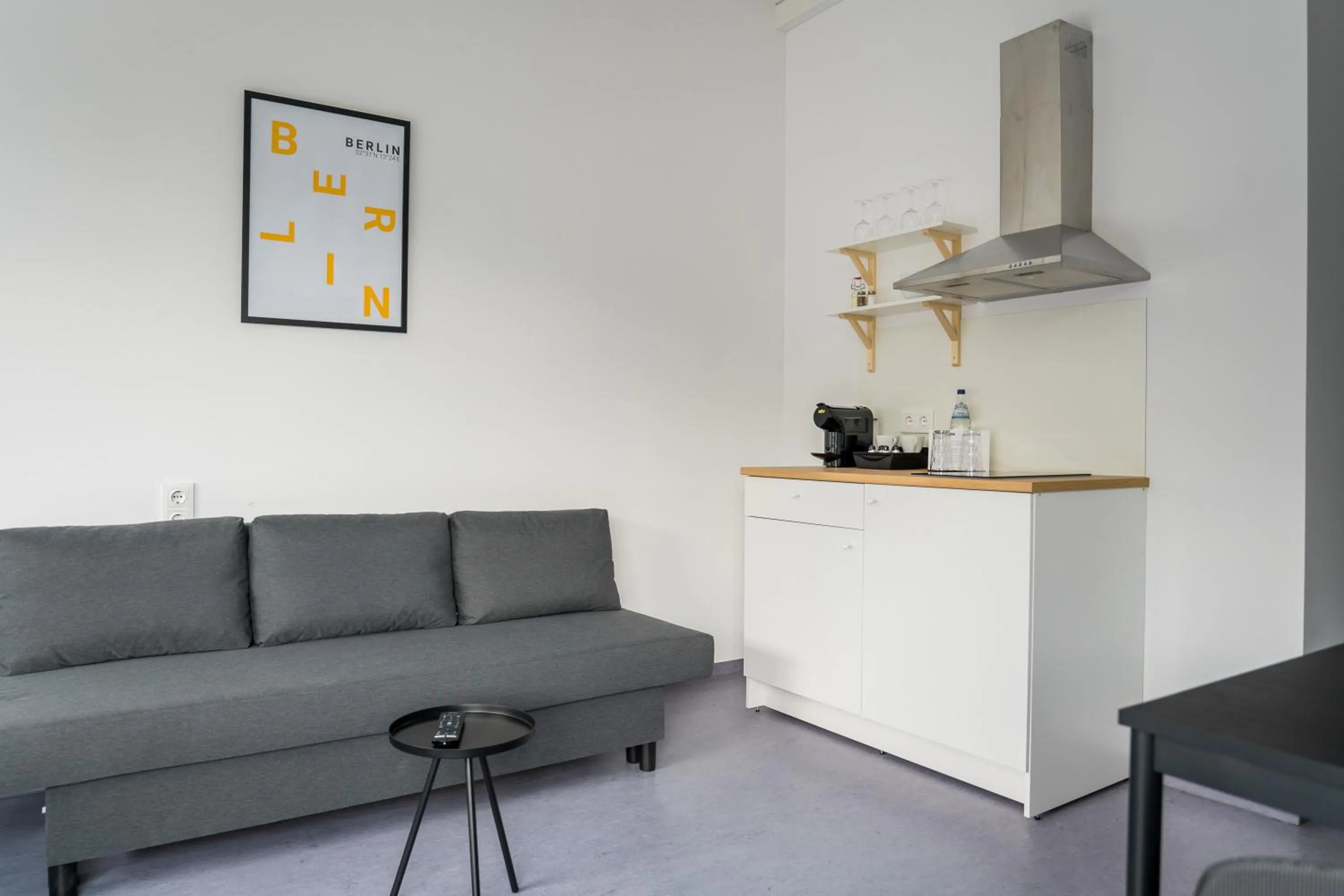 Kitchen or kitchenette in Apartmenthaus Berlin Neukölln