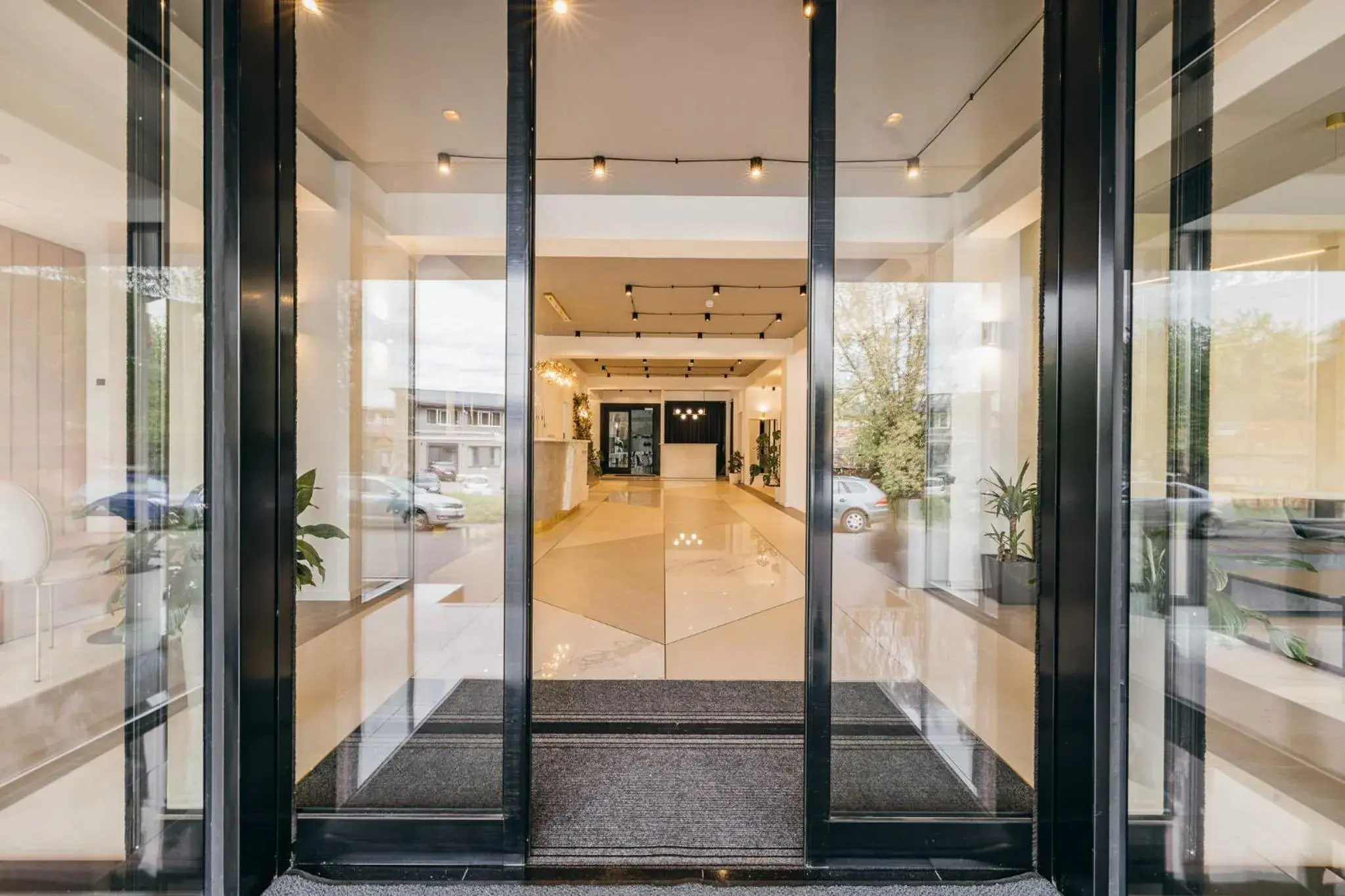 Facade/entrance in HOTEL AGORA Mures Facade/entrance in HOTEL AGORA Mures