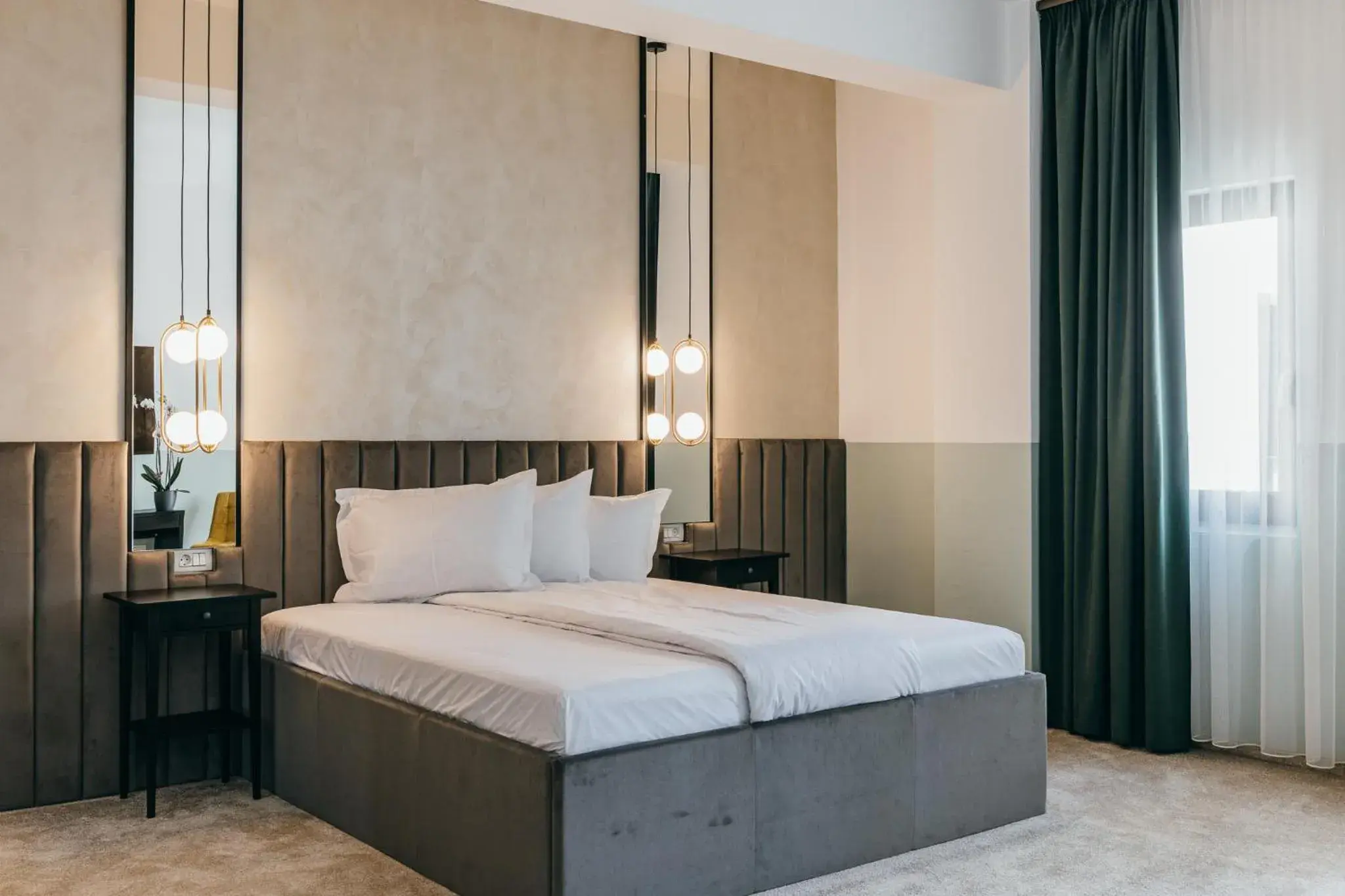 Bed in HOTEL AGORA Mures Bed in HOTEL AGORA Mures