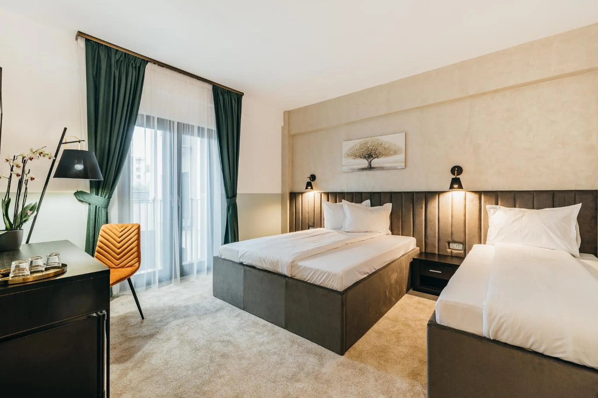 Photo of the whole room, Bed in HOTEL AGORA Mures