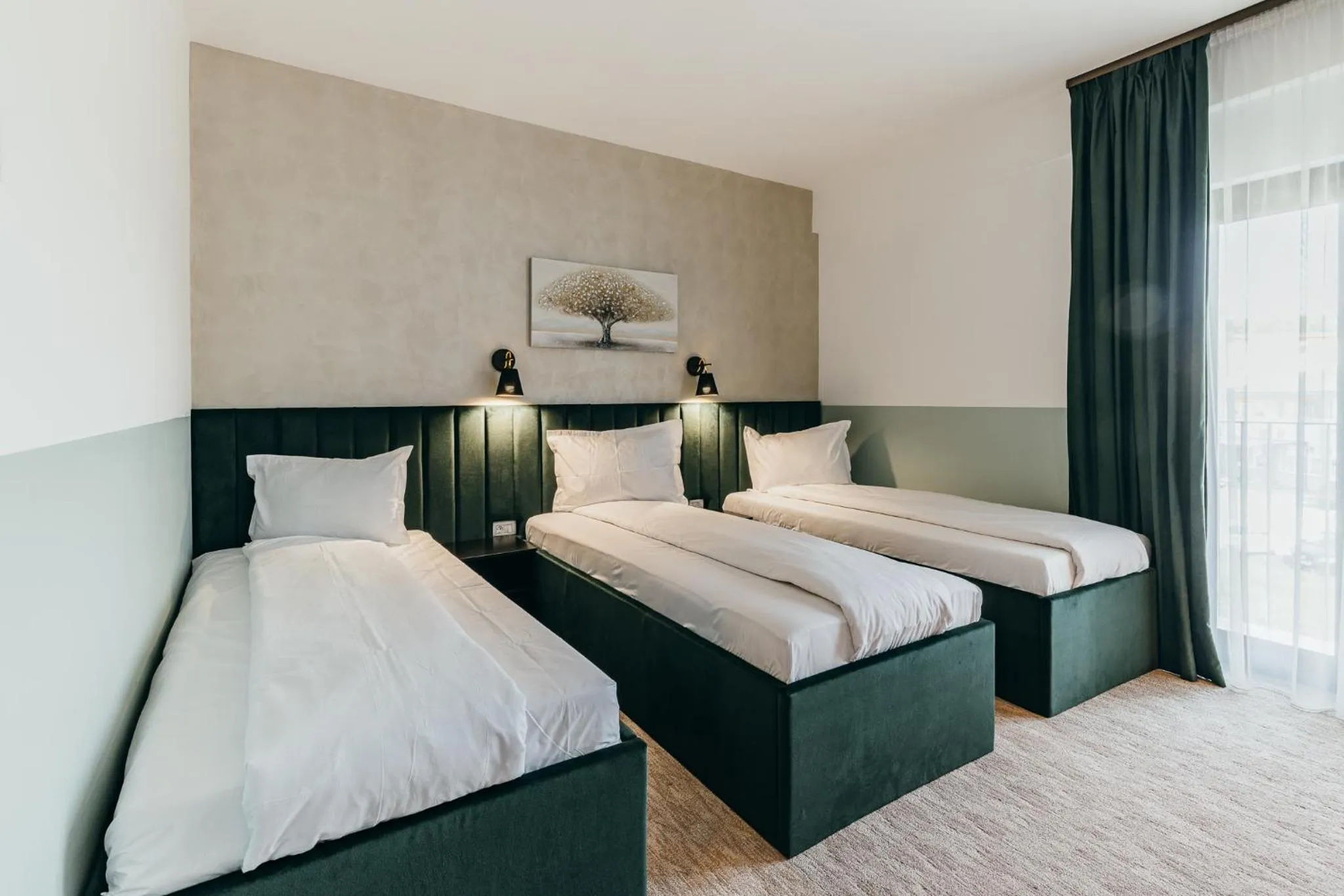 Photo of the whole room, Bed in HOTEL AGORA Mures