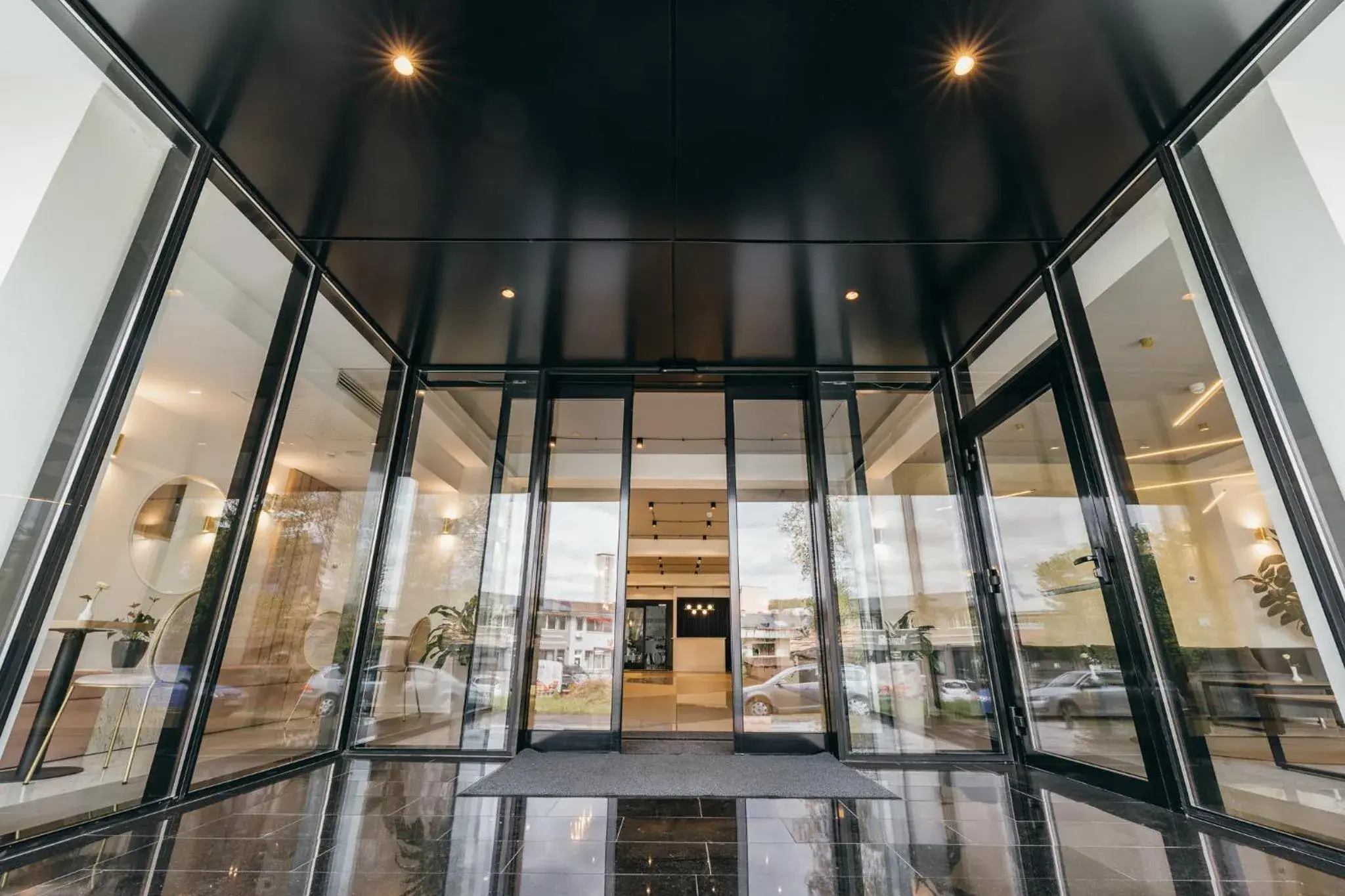 Facade/entrance in HOTEL AGORA Mures Facade/entrance in HOTEL AGORA Mures