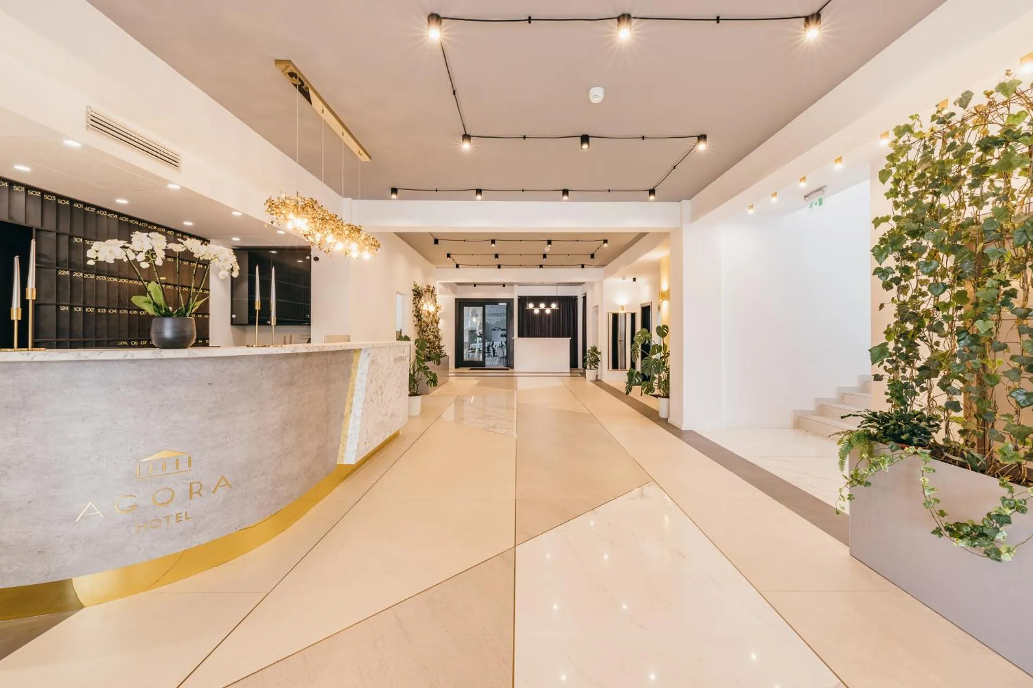 Lobby or reception in HOTEL AGORA Mures