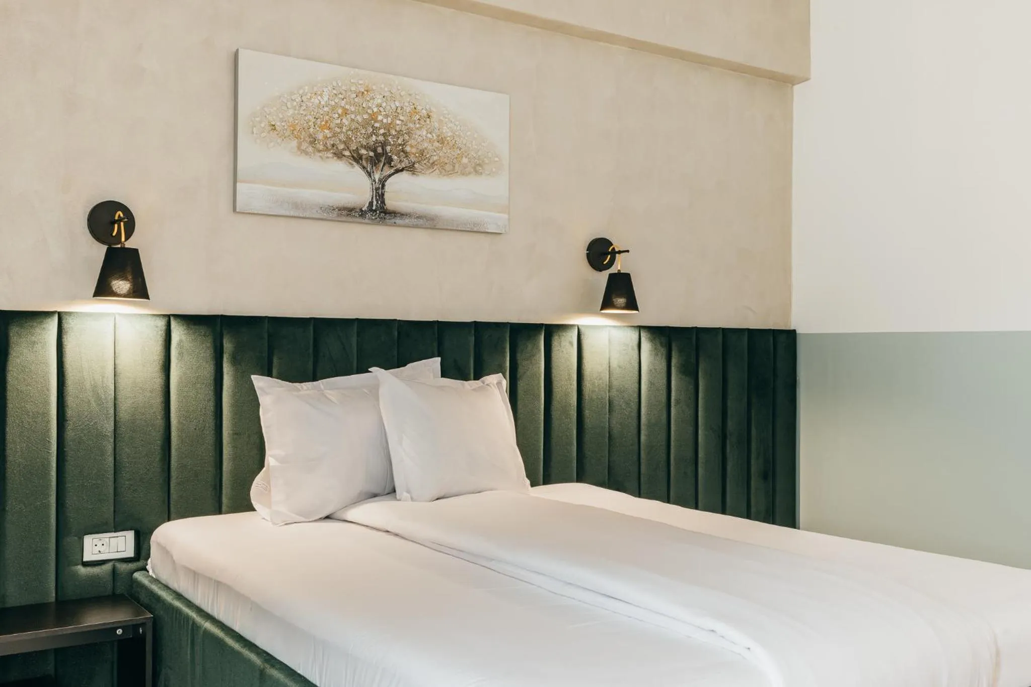 Bed in HOTEL AGORA Mures