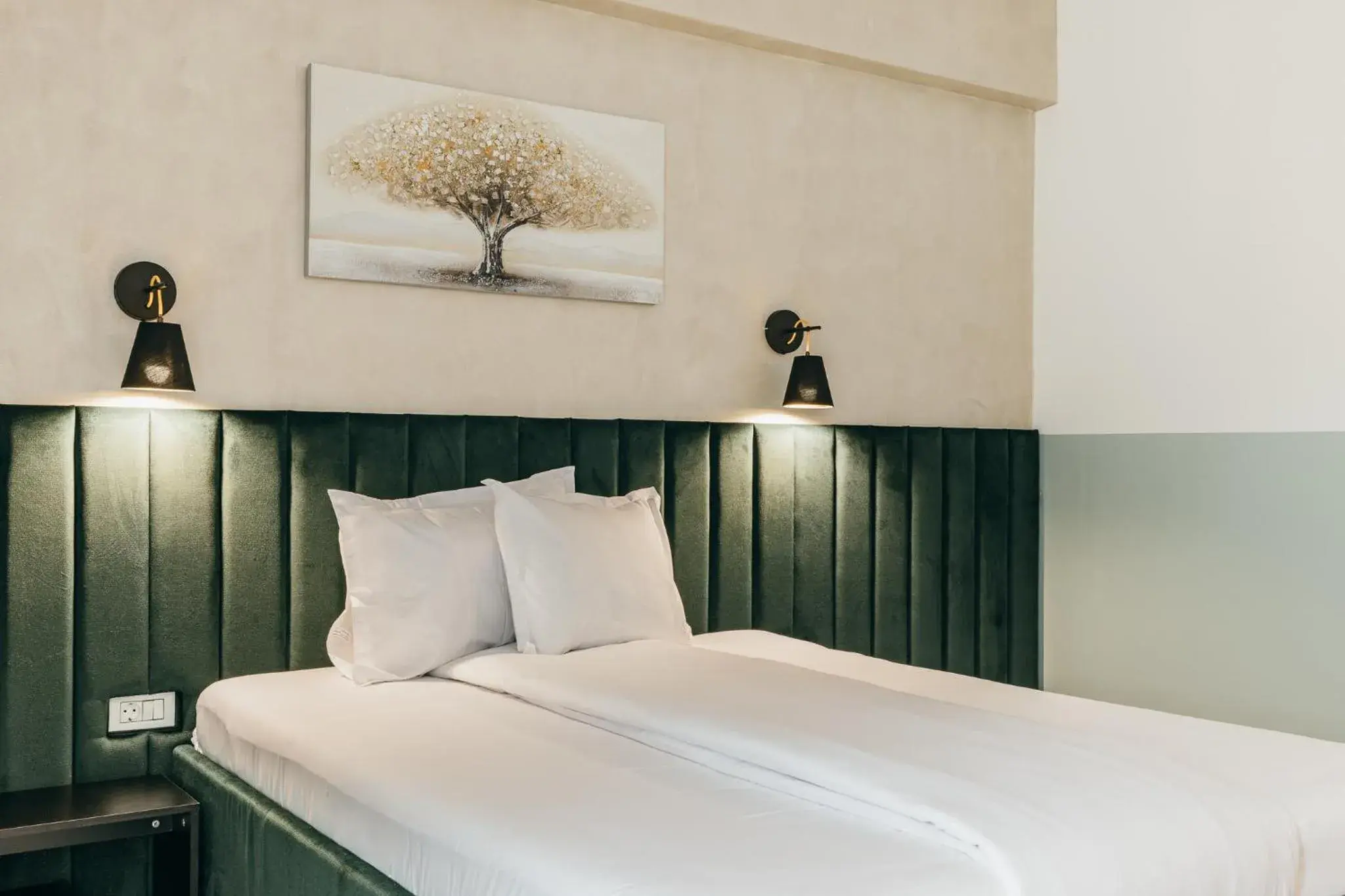 Bed in HOTEL AGORA Mures Bed in HOTEL AGORA Mures